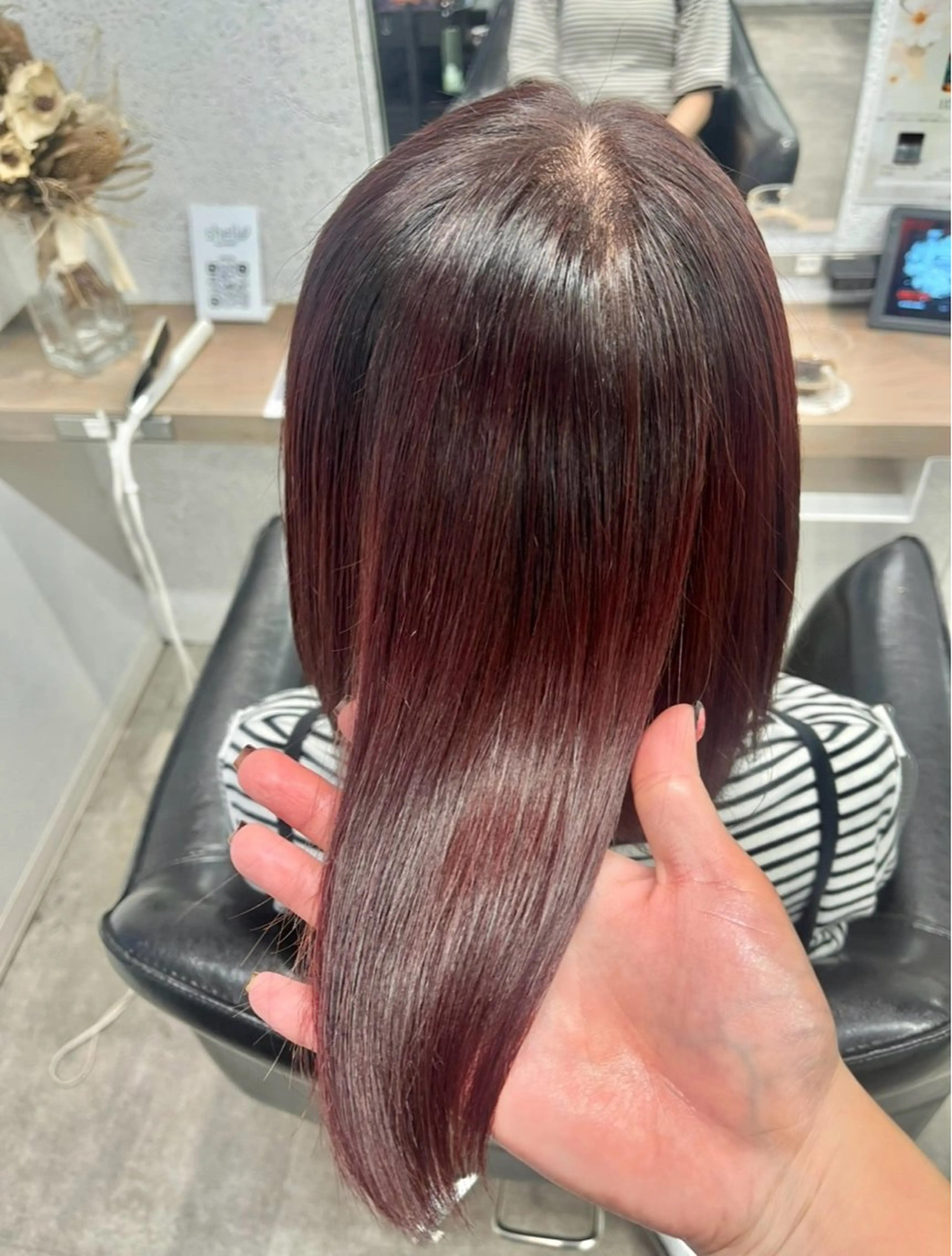 ショート カラー ブリーチ ブリーチなしカラー レッドカラー 🍓艶髪/艶カラー ハイトーン/しんたにのヘアスタイル