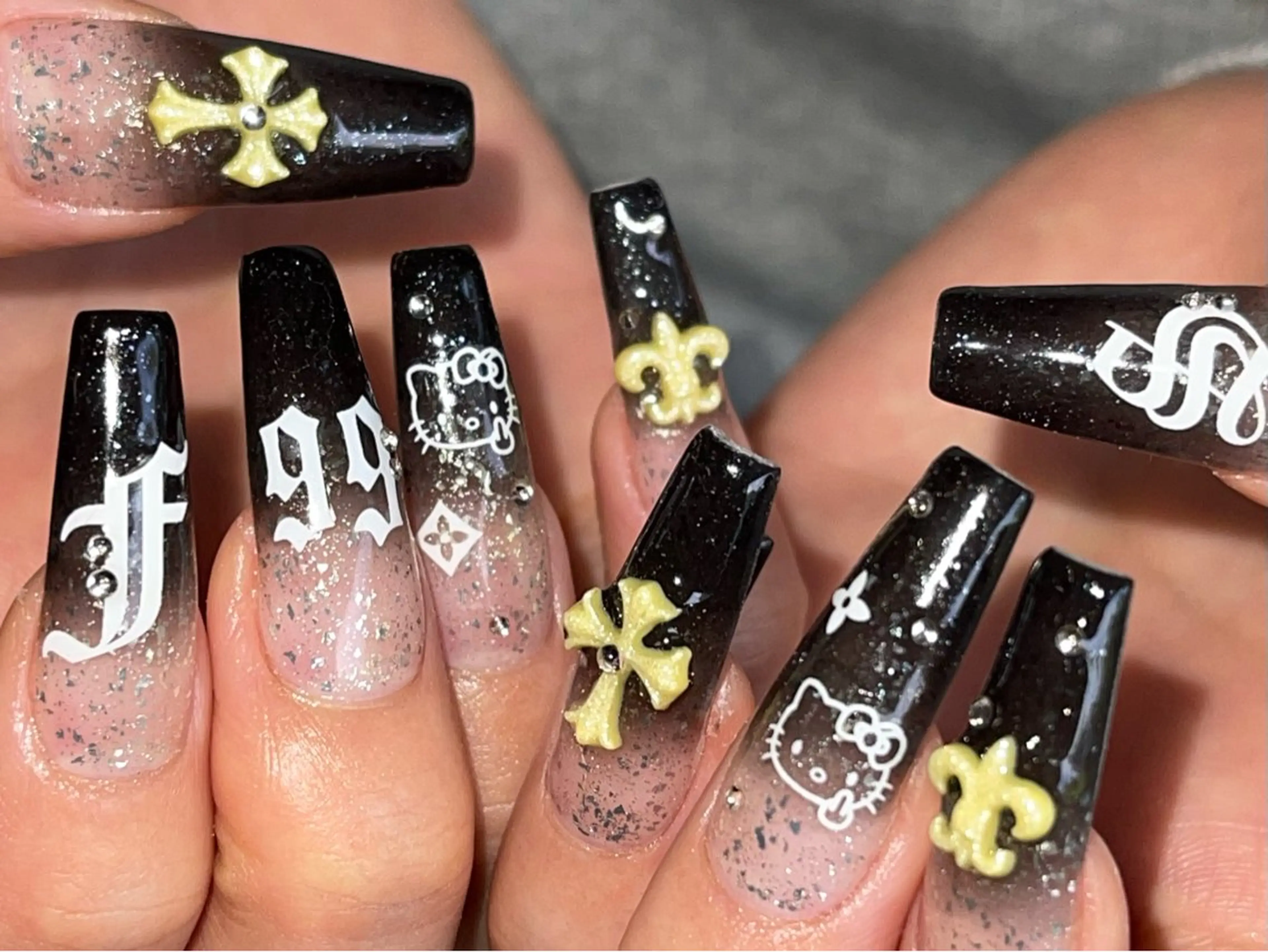 ネイル 8113 海外/y2k/韓国のネイルデザイン