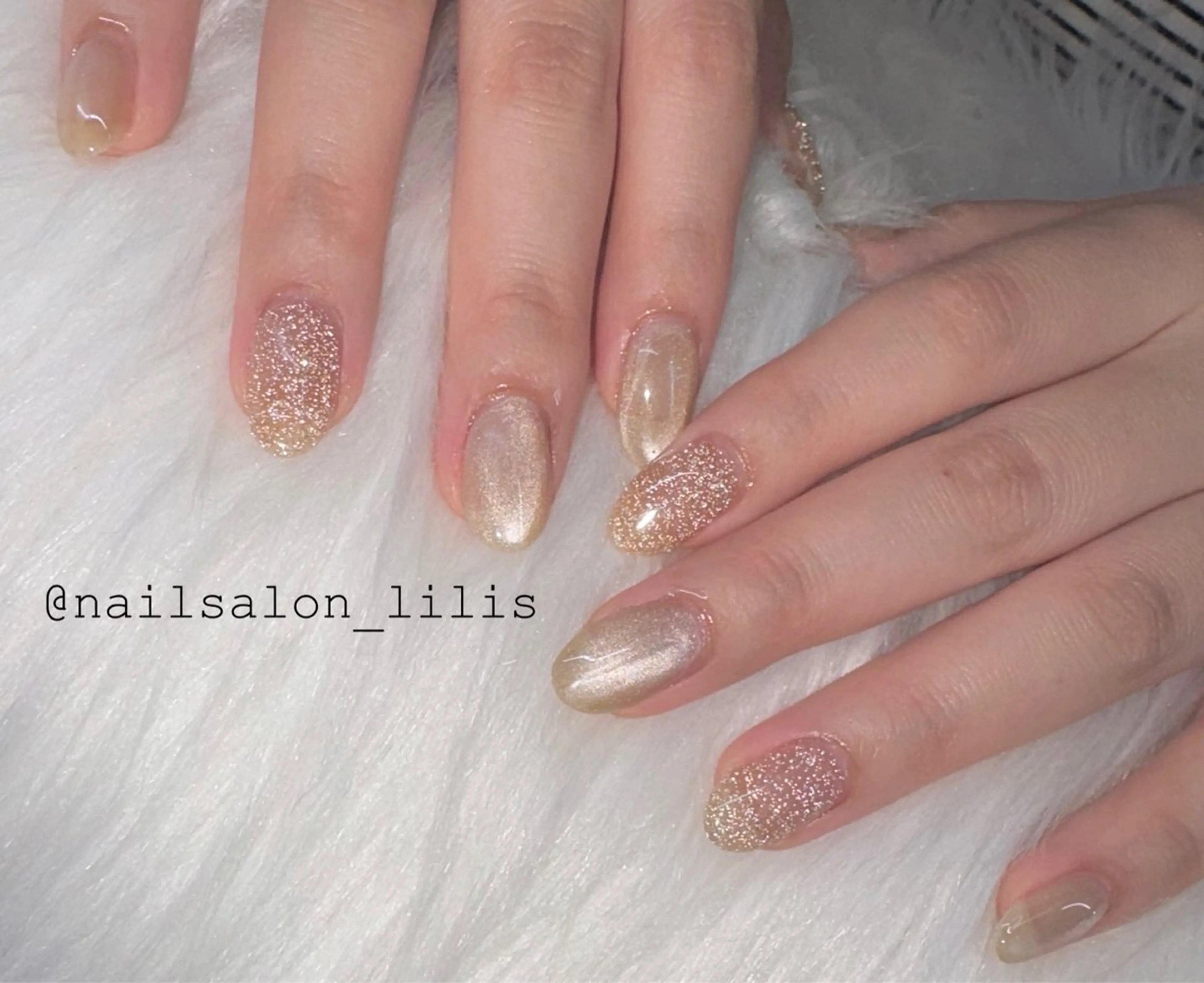 ネイル フラッシュネイル マグネットネイル ハンドネイル nailsalon lilis所属・nailsalon Lilisのネイルデザイン