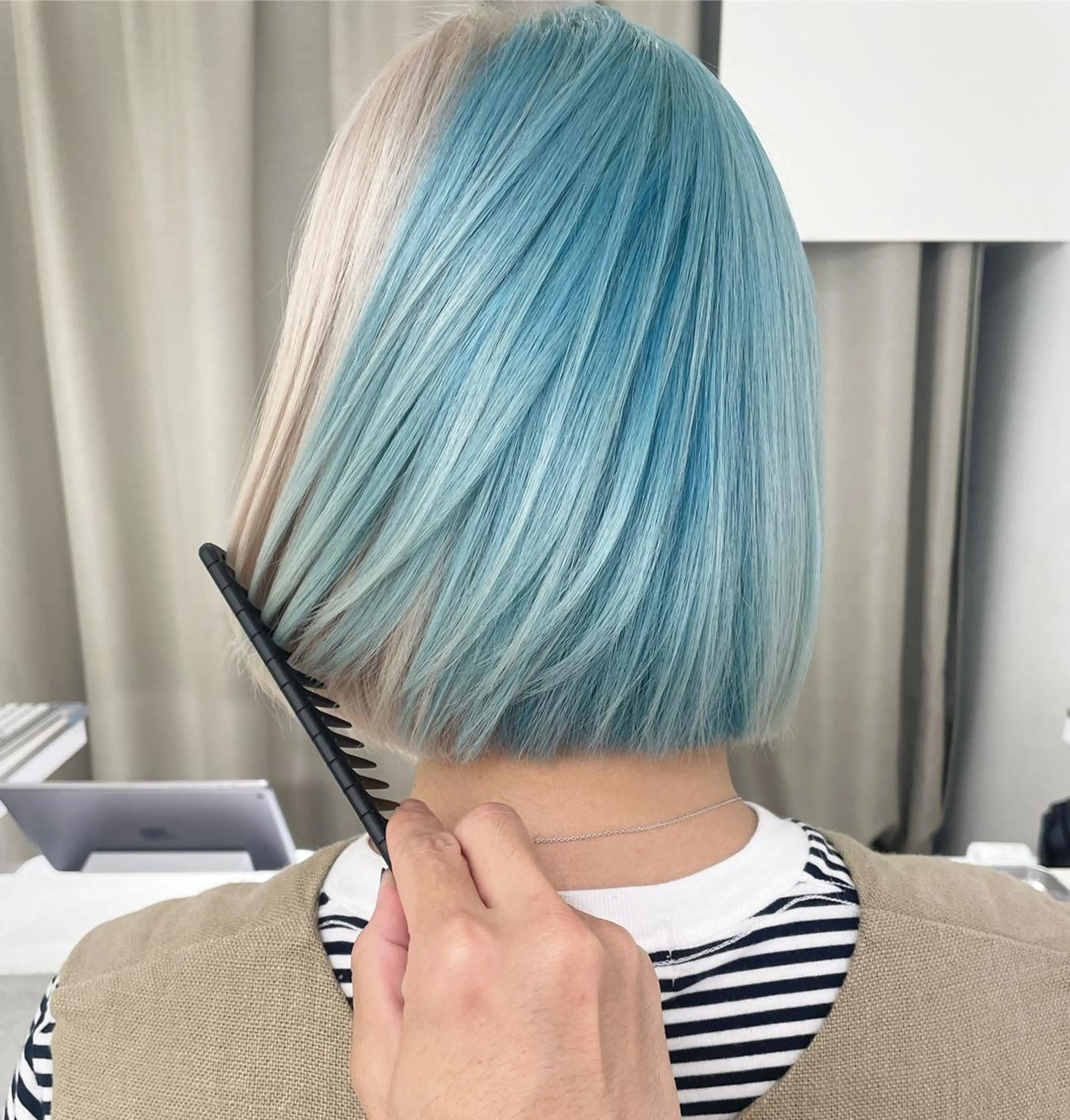 ショート カラー ブリーチ ケアブリーチ 髪質改善 ヘアカラー トリートメント ito. ブリーチ/髪質改善のヘアスタイル