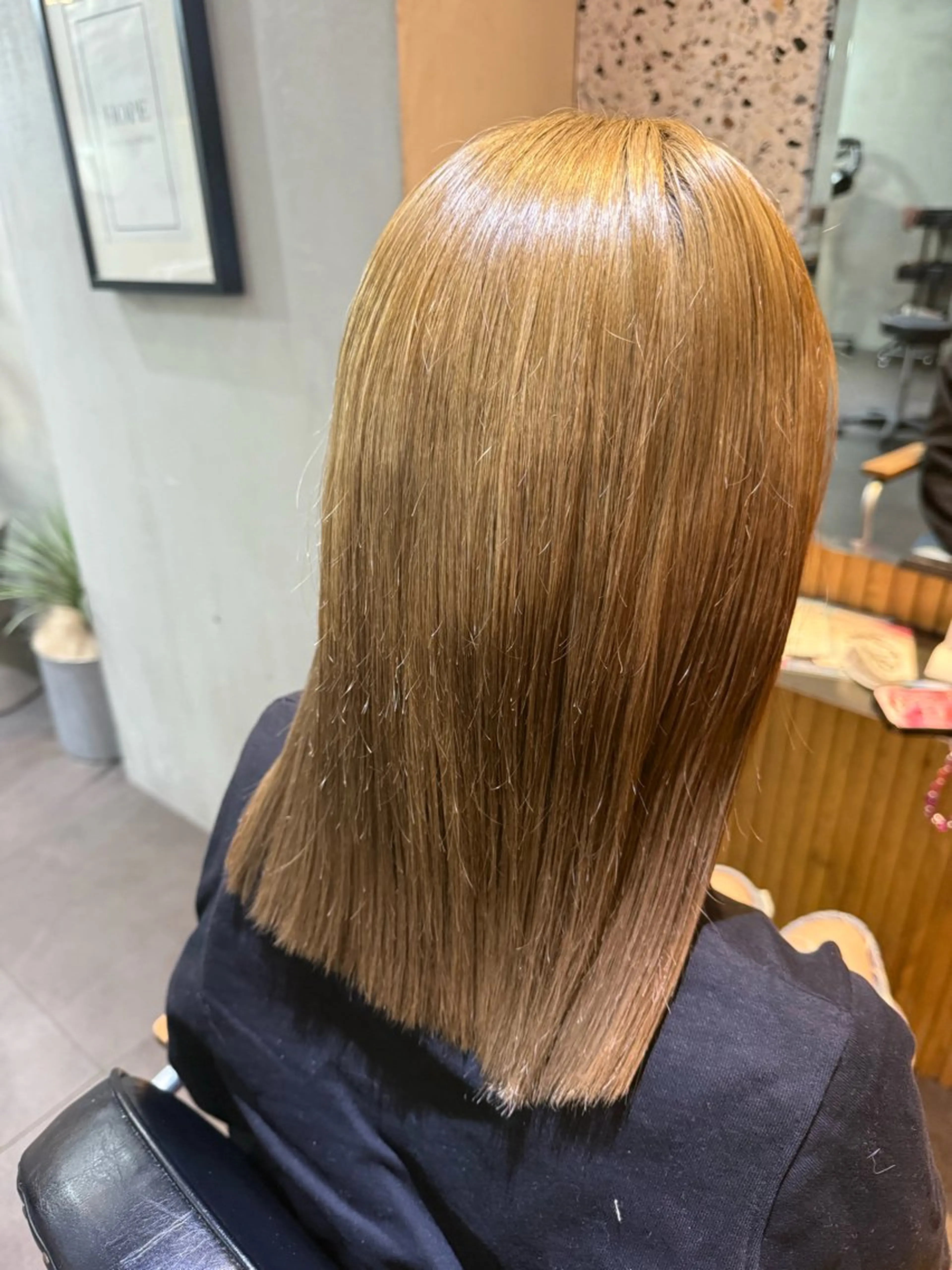 セミロング 髪質改善 トリートメント カット トリートメント La fith hair charme 渋谷店【ラフィス ヘアー シャルム】所属・💛透明感/縮毛/ KURUMI💛のヘアスタイル