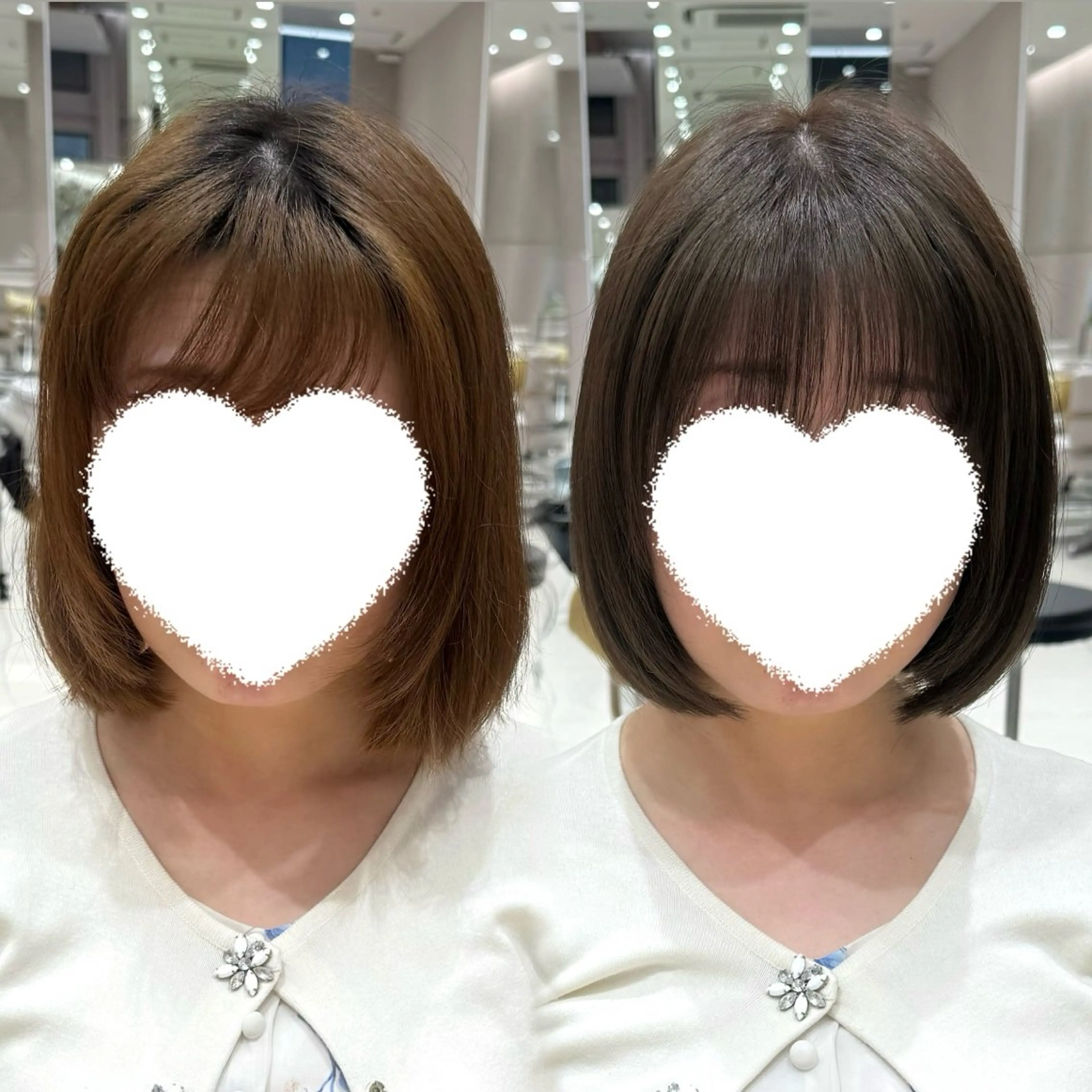 ショート カラー カット ヘアカラー 縮毛矯正 トリートメント 内田 志乃のヘアスタイル