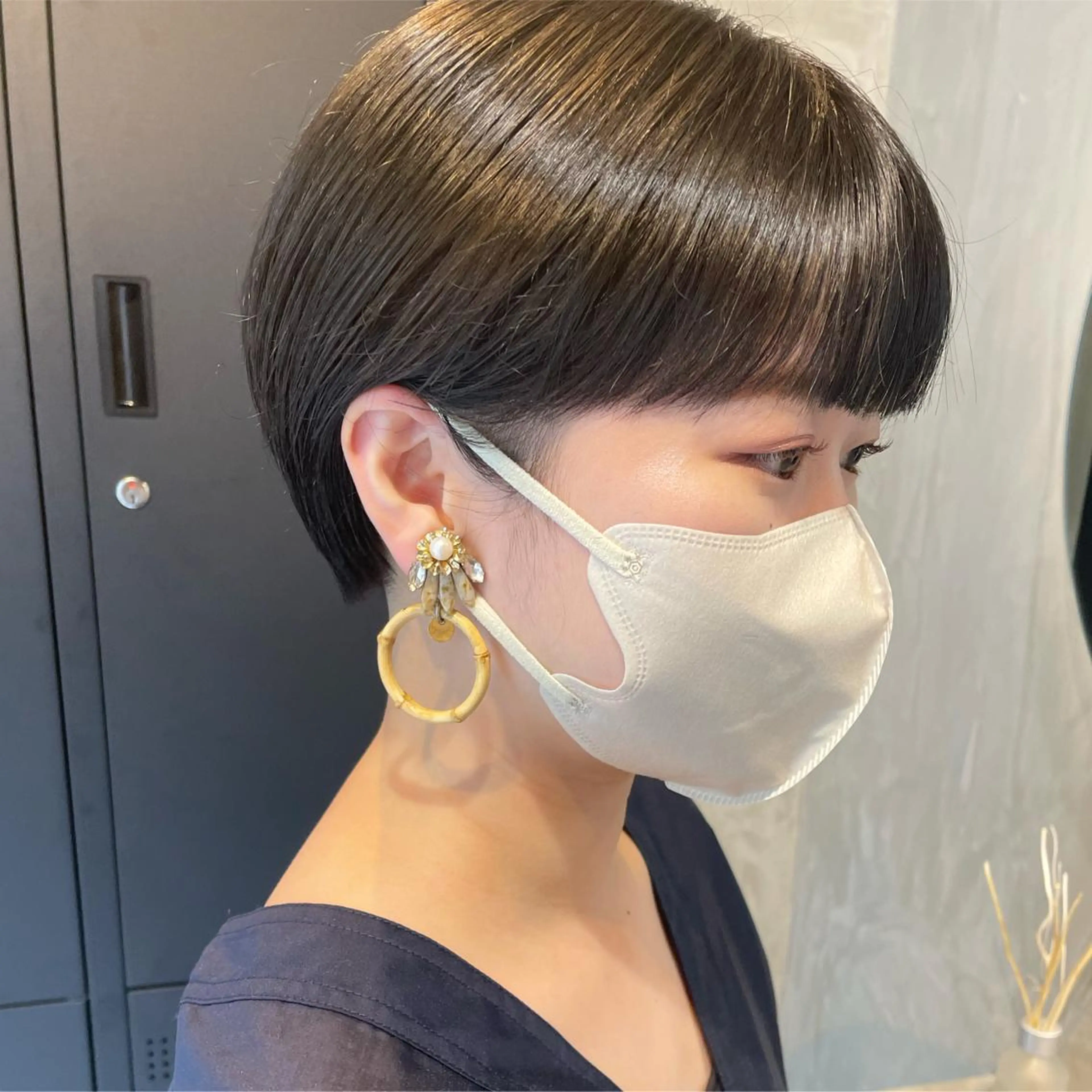 ショート カラー カット ヘアカラー ヤマモト マイのヘアスタイル