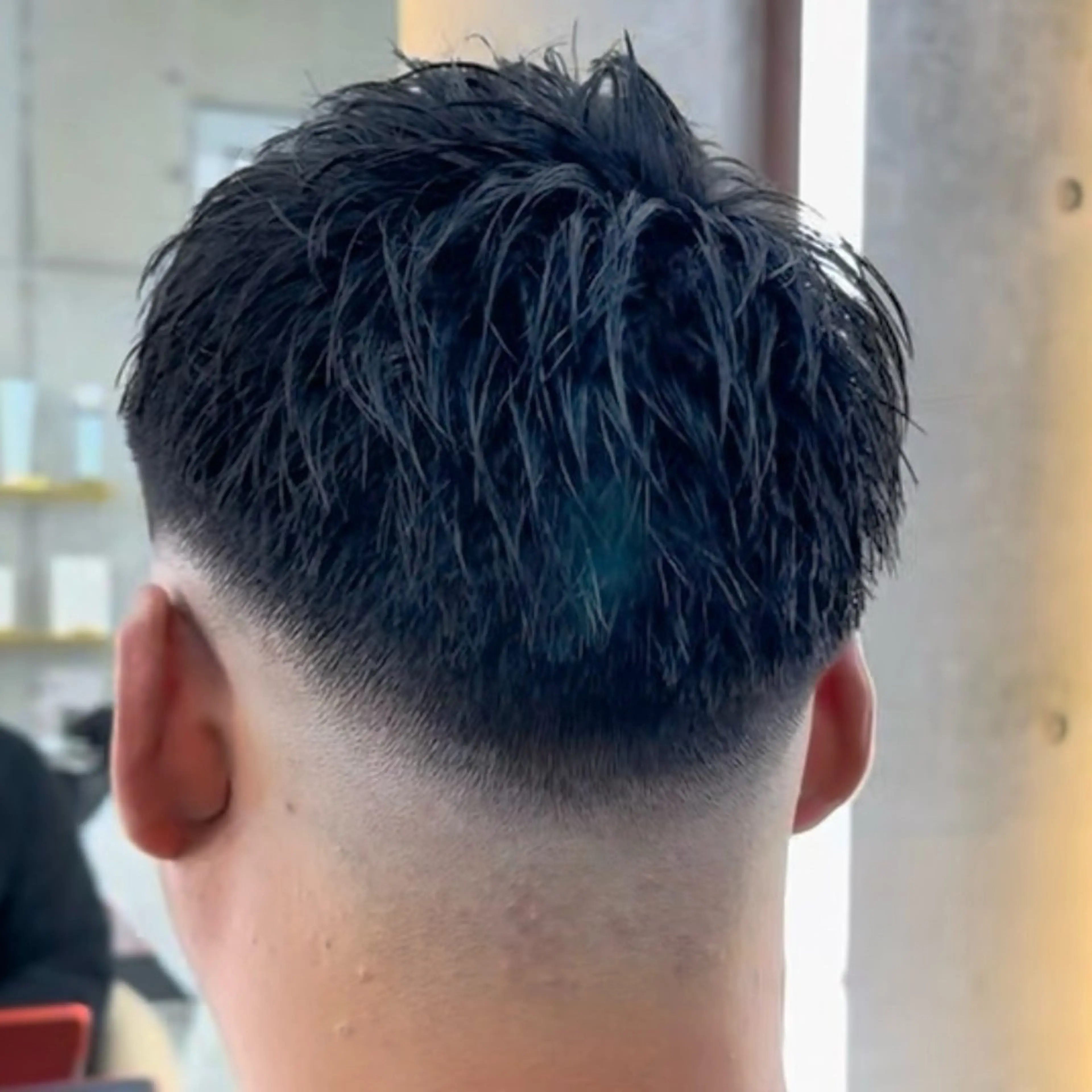 ショート メンズ フェードカット ショートヘア 【池袋店 店長】伊藤 昂樹/曲がる縮毛矯正のヘアスタイル