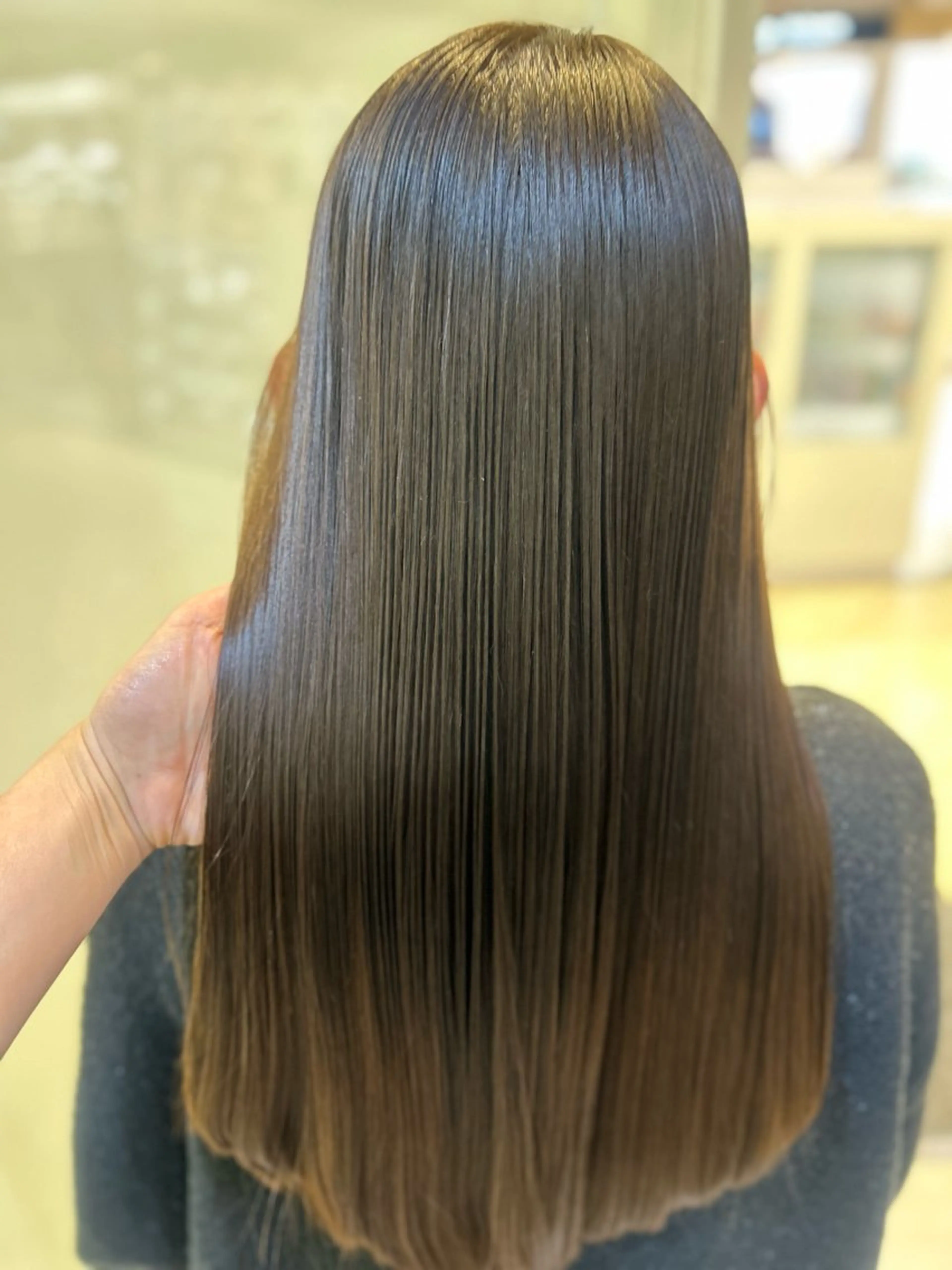 ロング パーマ カット 縮毛矯正 トリートメント 髪質改善/縮毛矯正 ササキナツミのヘアスタイル