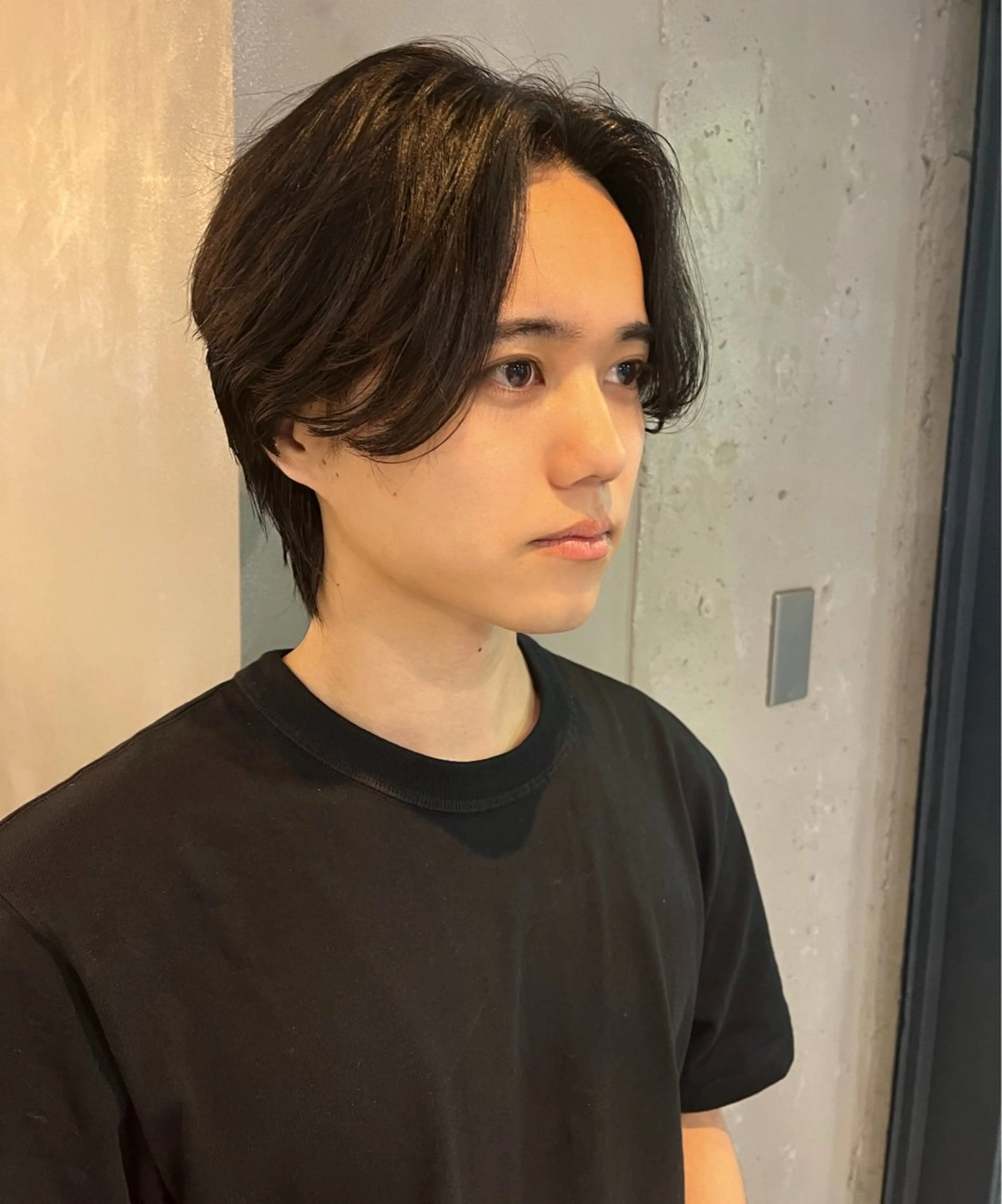 ショート メンズ センターパート tamakawa hinaのヘアスタイル