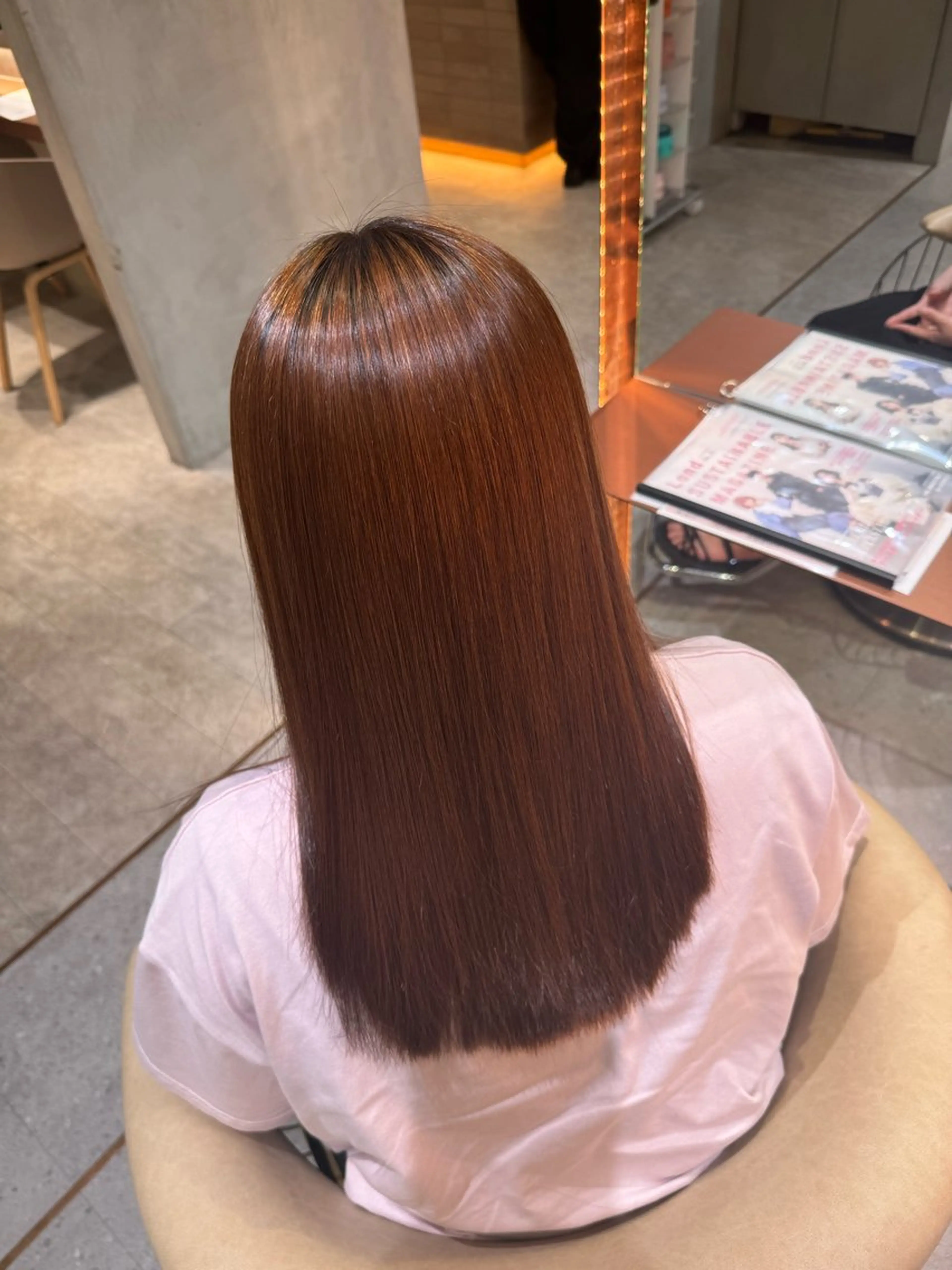 🌟人気No.1オイルカラー🌟イノアカラー➕カット➕トリートメントの写真