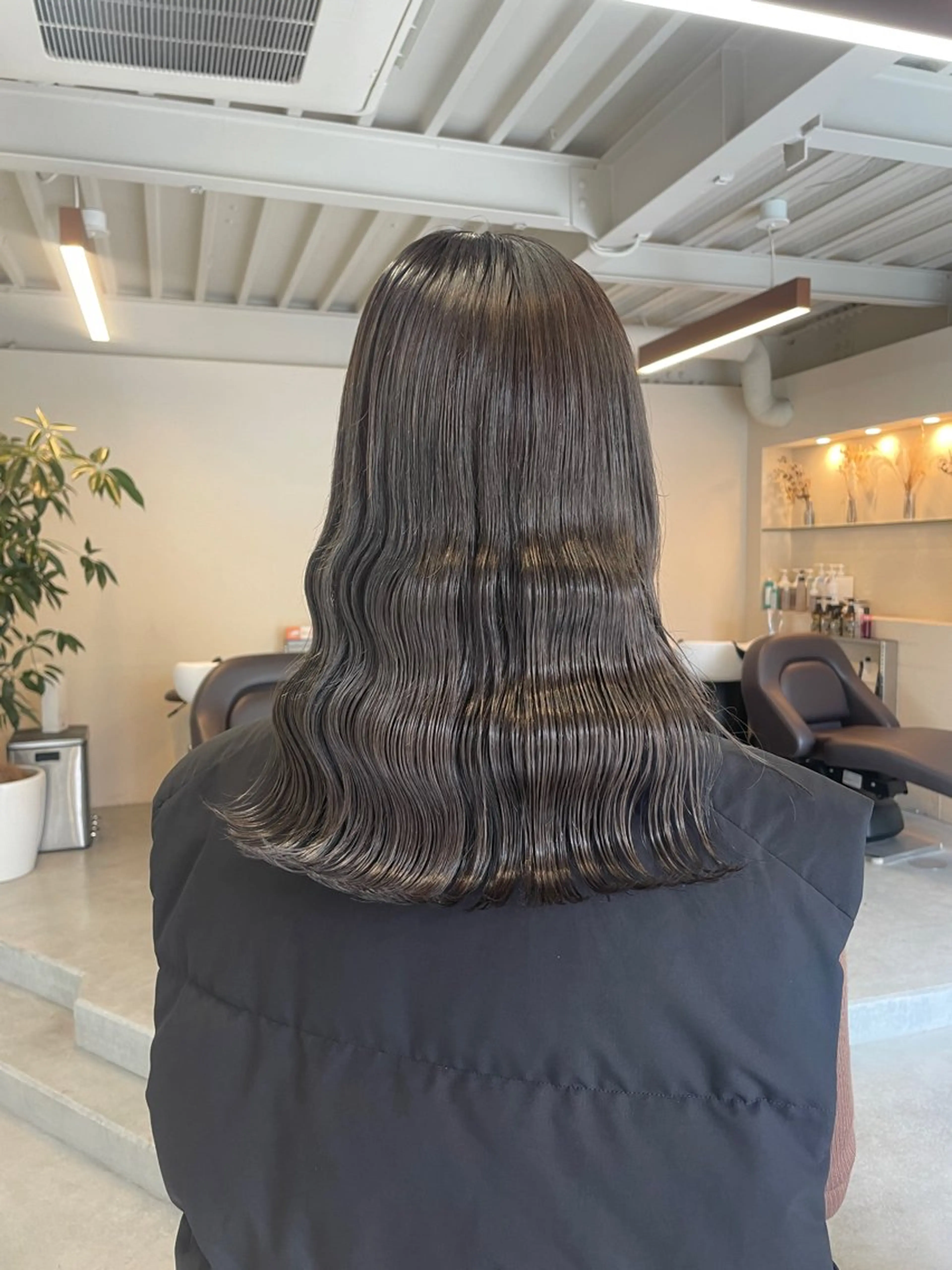 🇰🇷韓国風カット＋透明感カラー🇰🇷 初回半額💎トリートメント付きでダメージ補修💎の写真