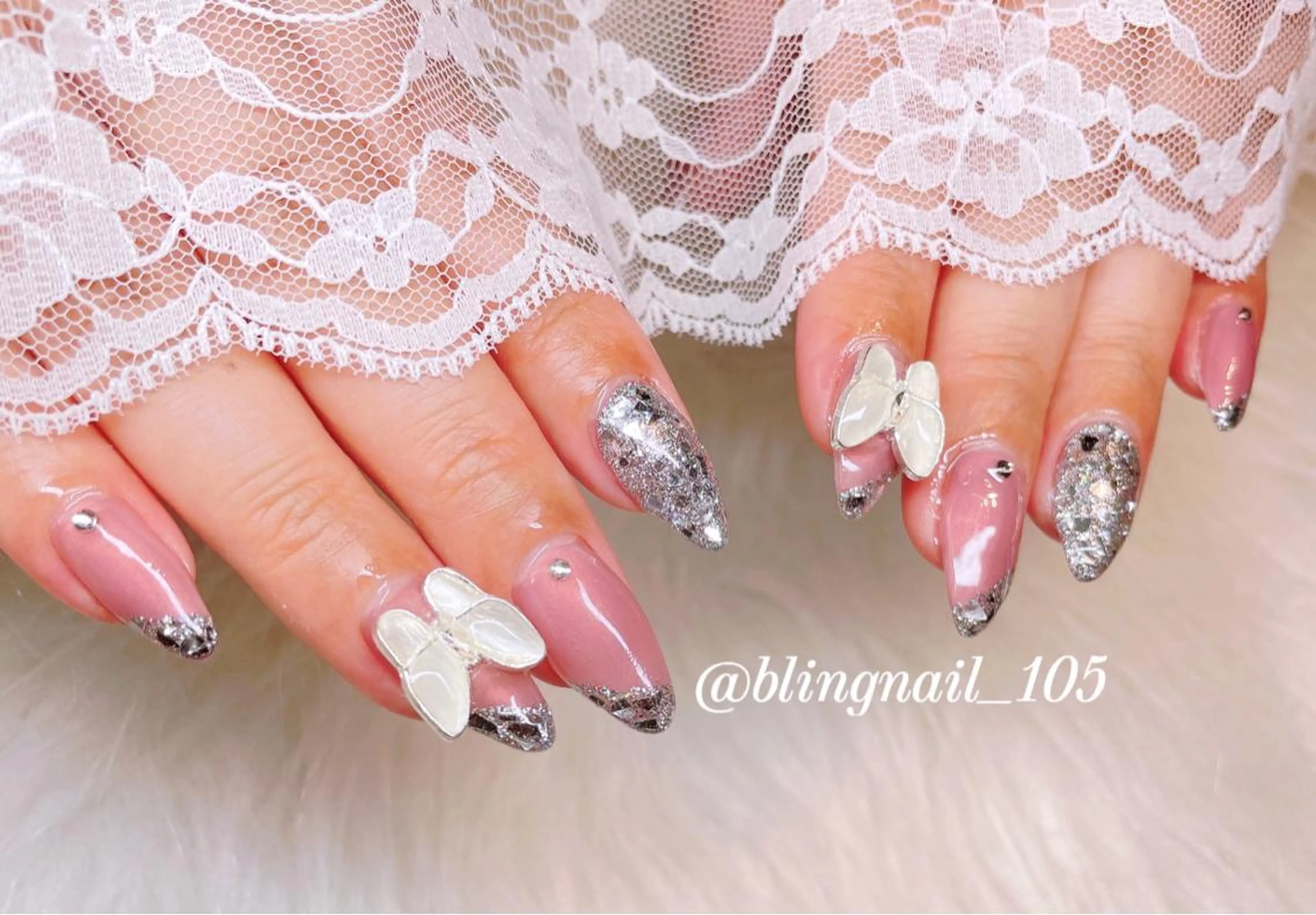 ネイル 23時まで❤︎韓国、 ワンホンネイルのネイルデザイン