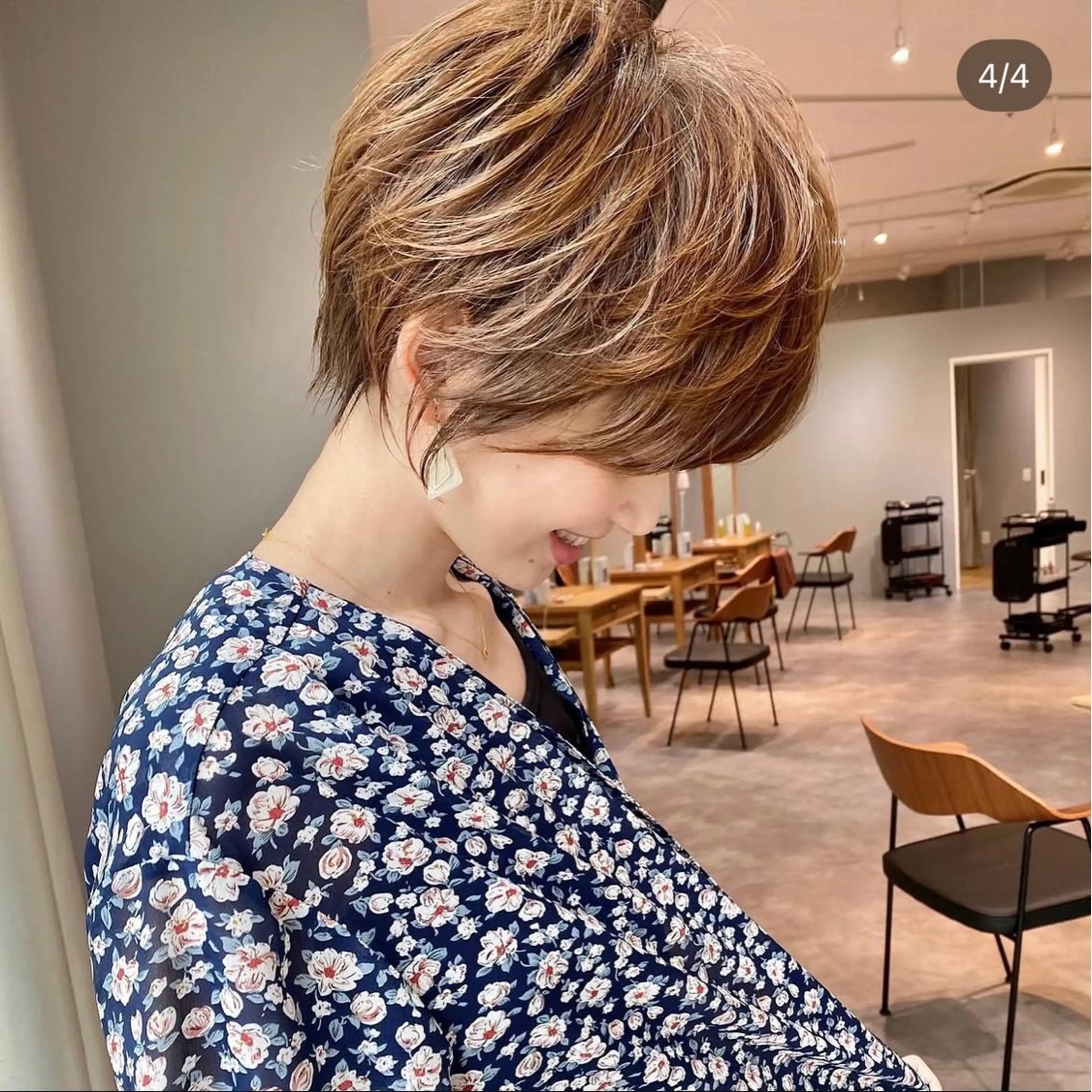 [白髪染め]カット＋白髪ぼかしカラーの写真