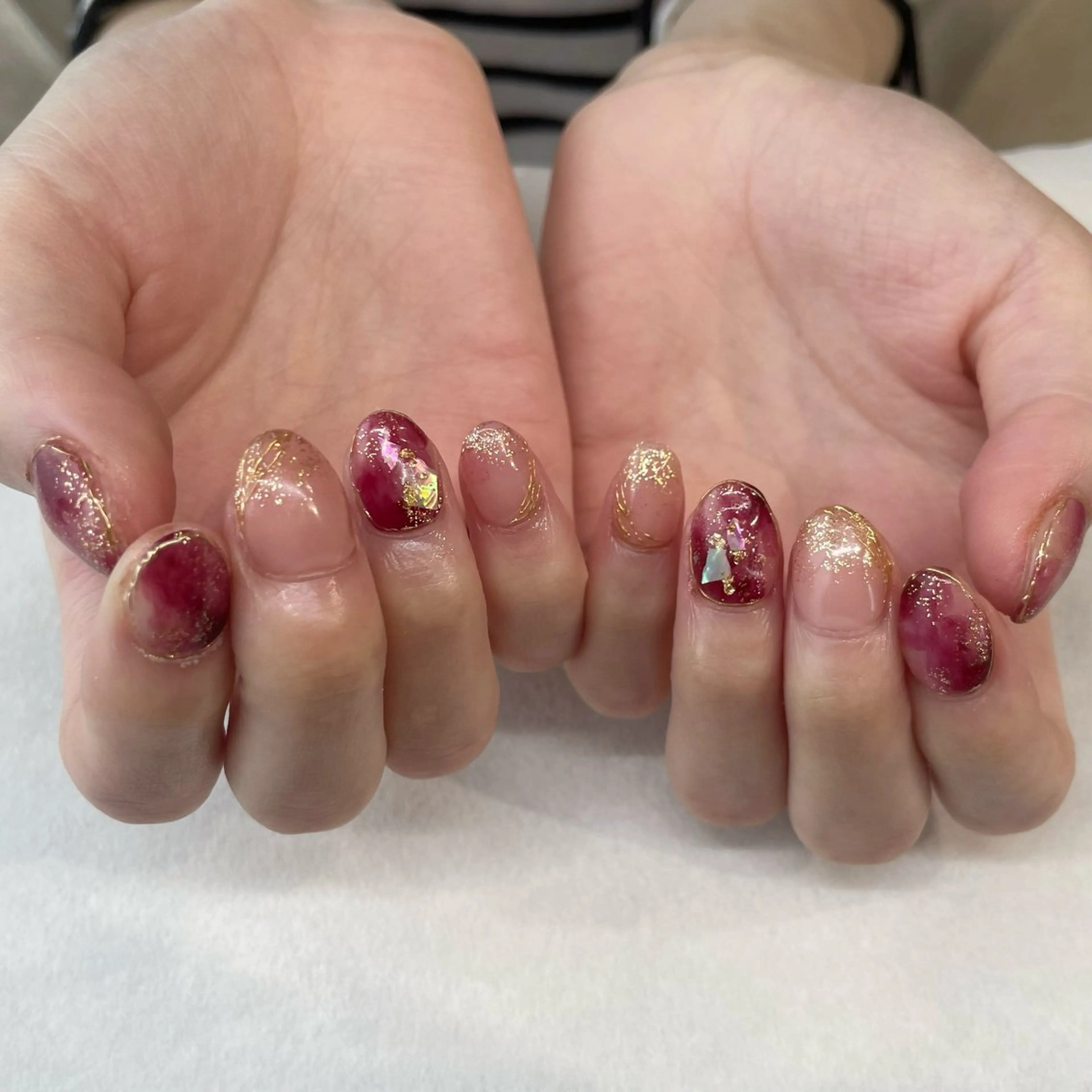 ネイル ハンドネイル 💎🐰 saki. m 🐰💎のネイルデザイン