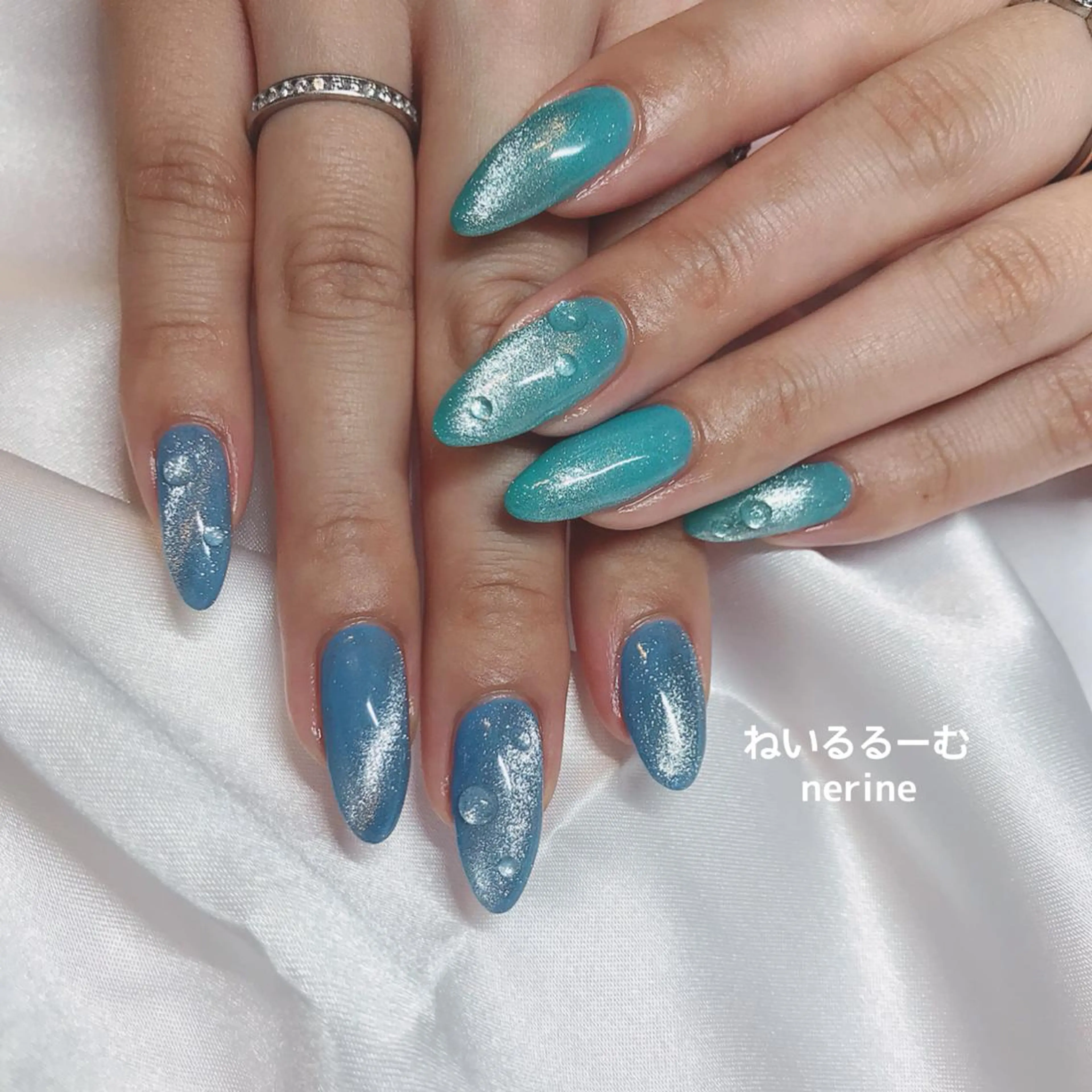 ネイル キラキラネイル マグネットネイル NAILST Naomiのネイルデザイン