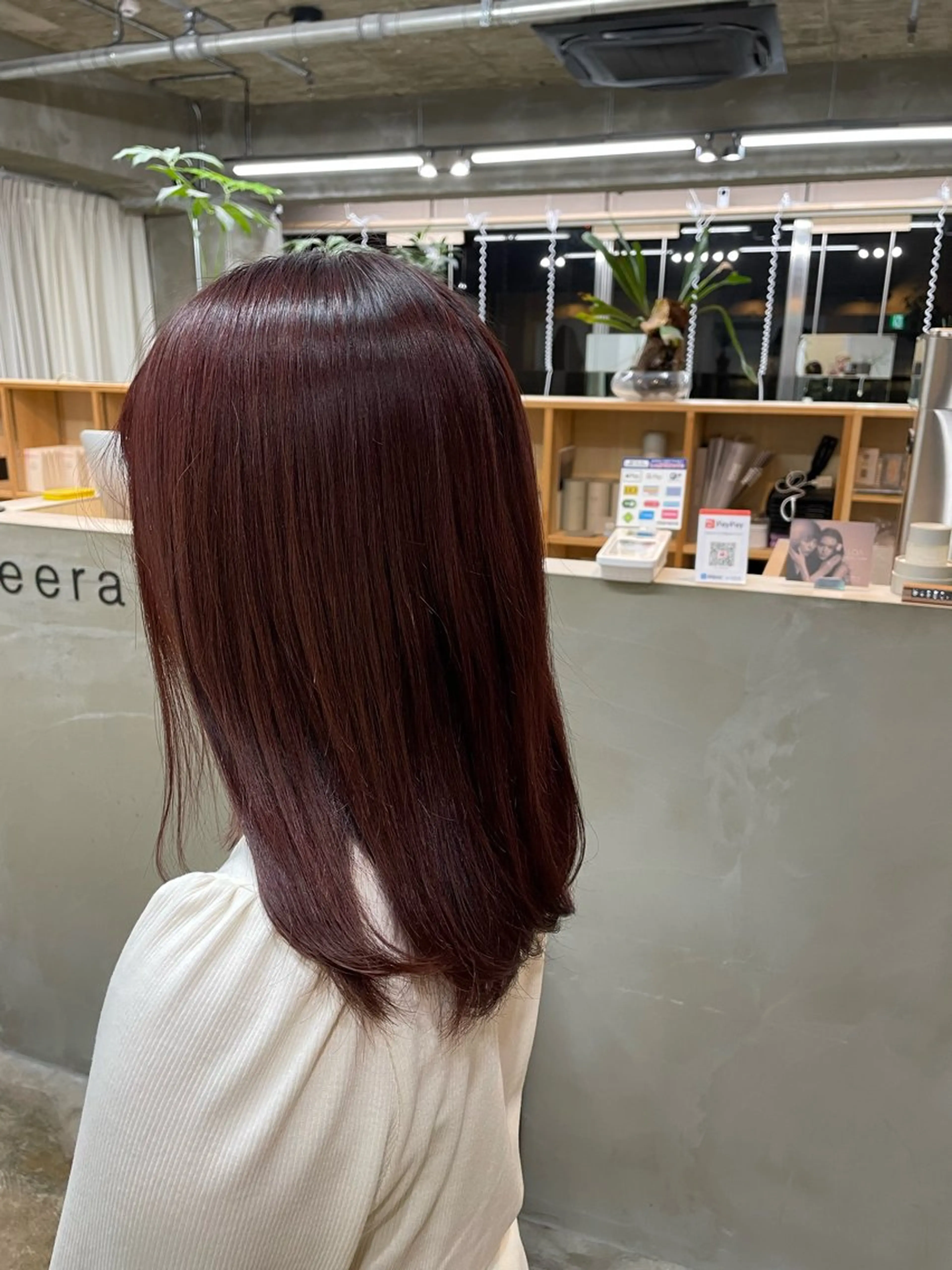 ミディアム ヘアカラー 坂田 春樹のヘアスタイル