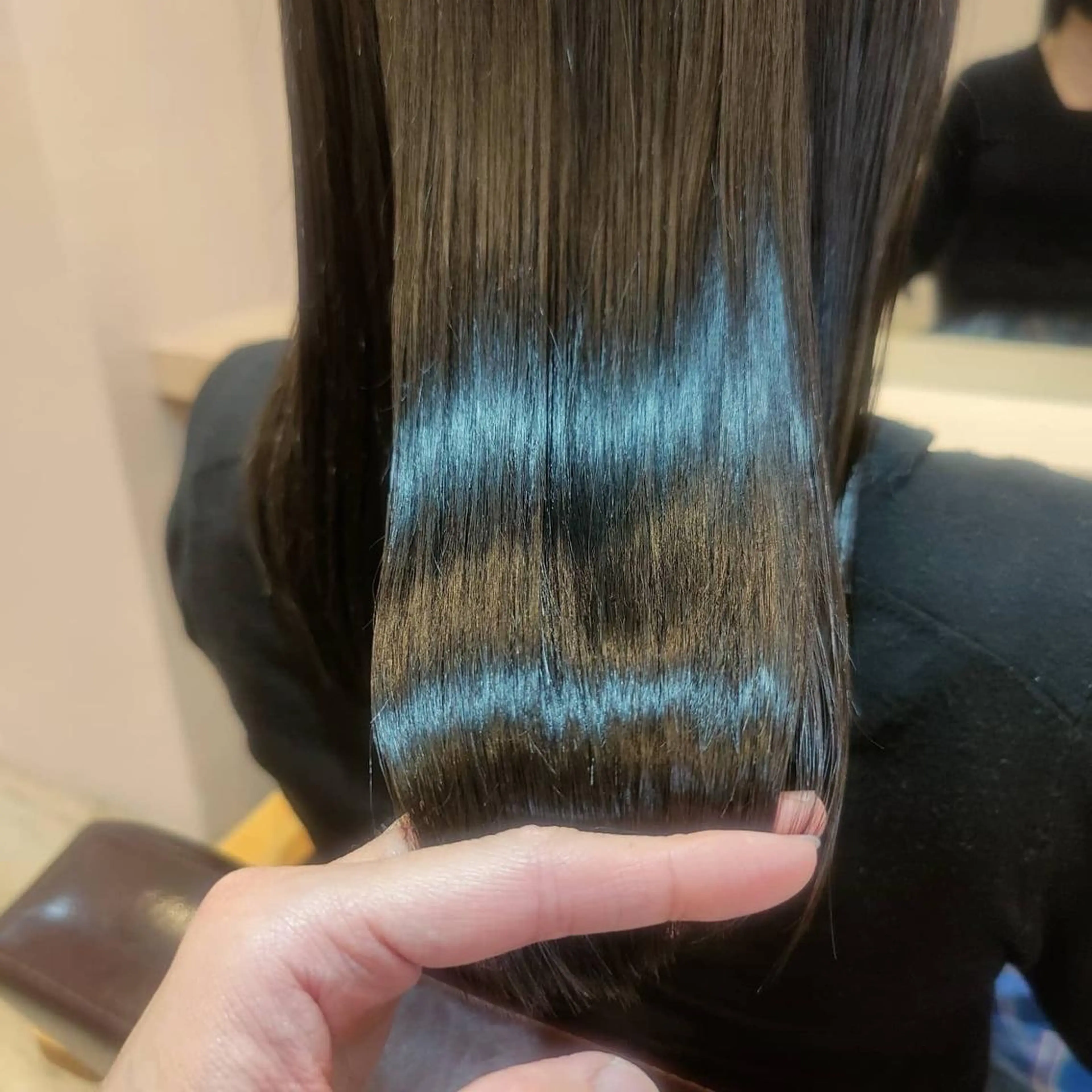 ロング トリートメント カット 縮毛矯正 トリートメント 🧴カワバタ🧴 /暖色/髪質改善のヘアスタイル