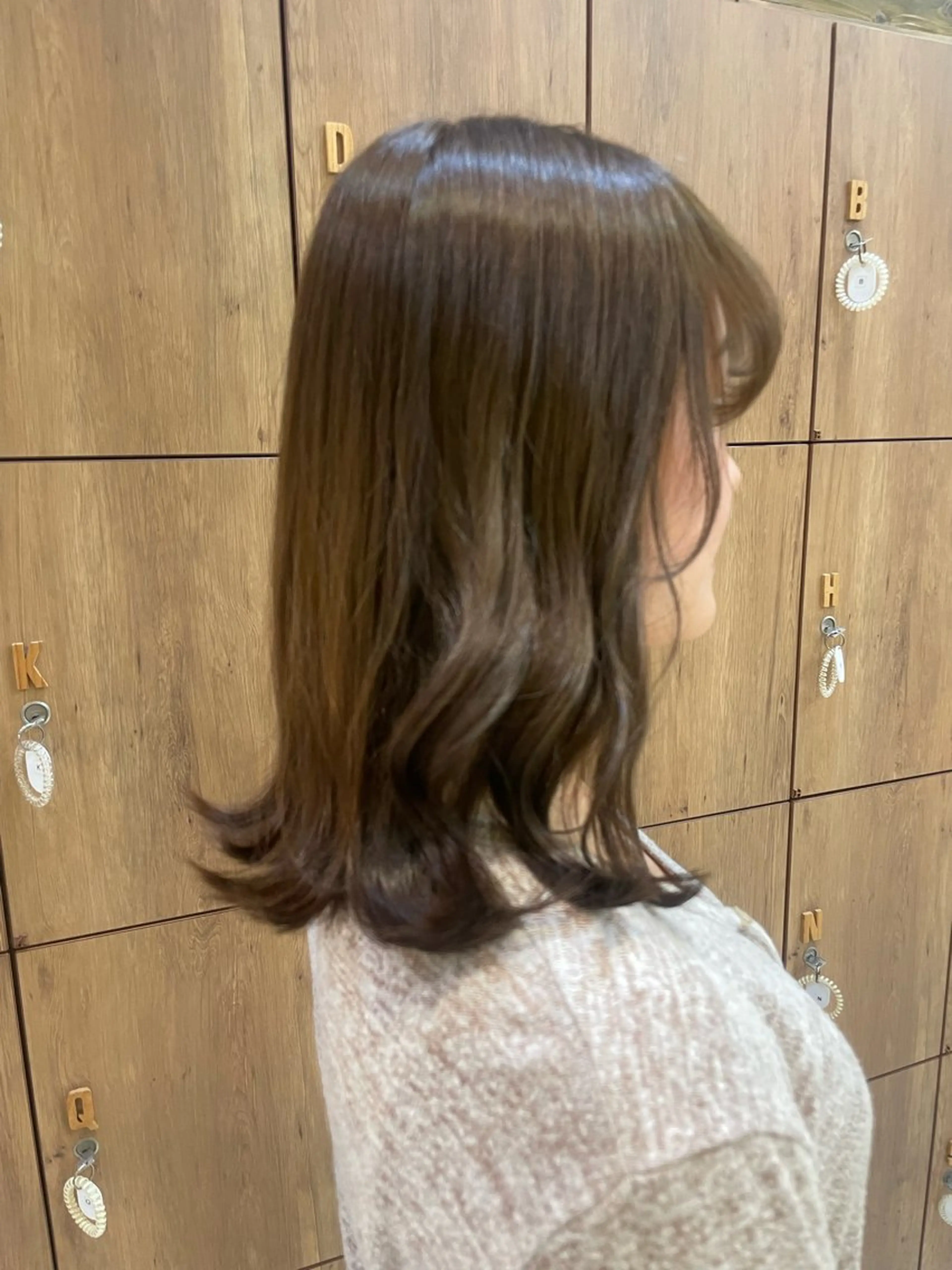 ミディアム 韓国カラー／エクステ 松戸梨杏のヘアスタイル