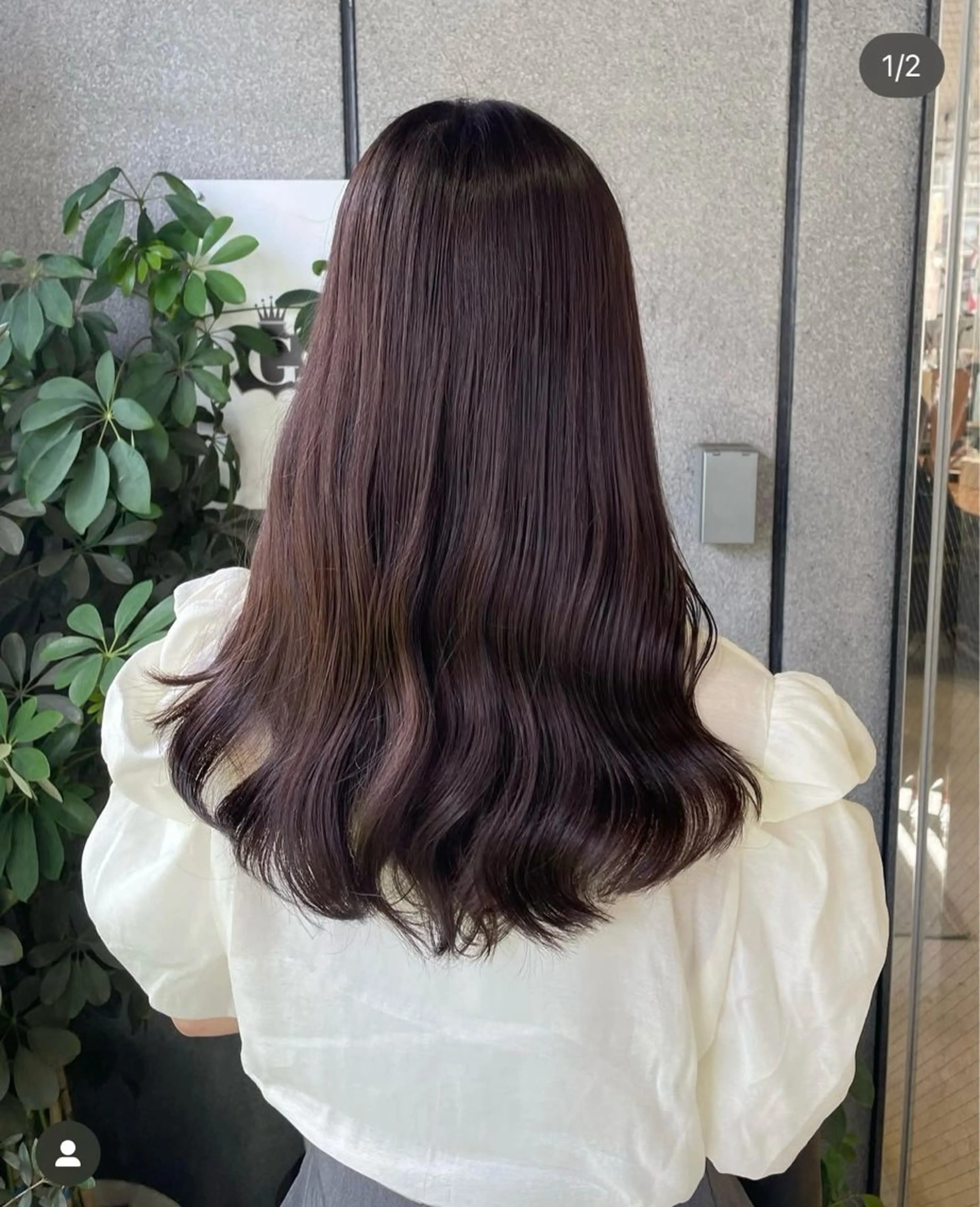 ロング ヘアカラー a iのヘアスタイル