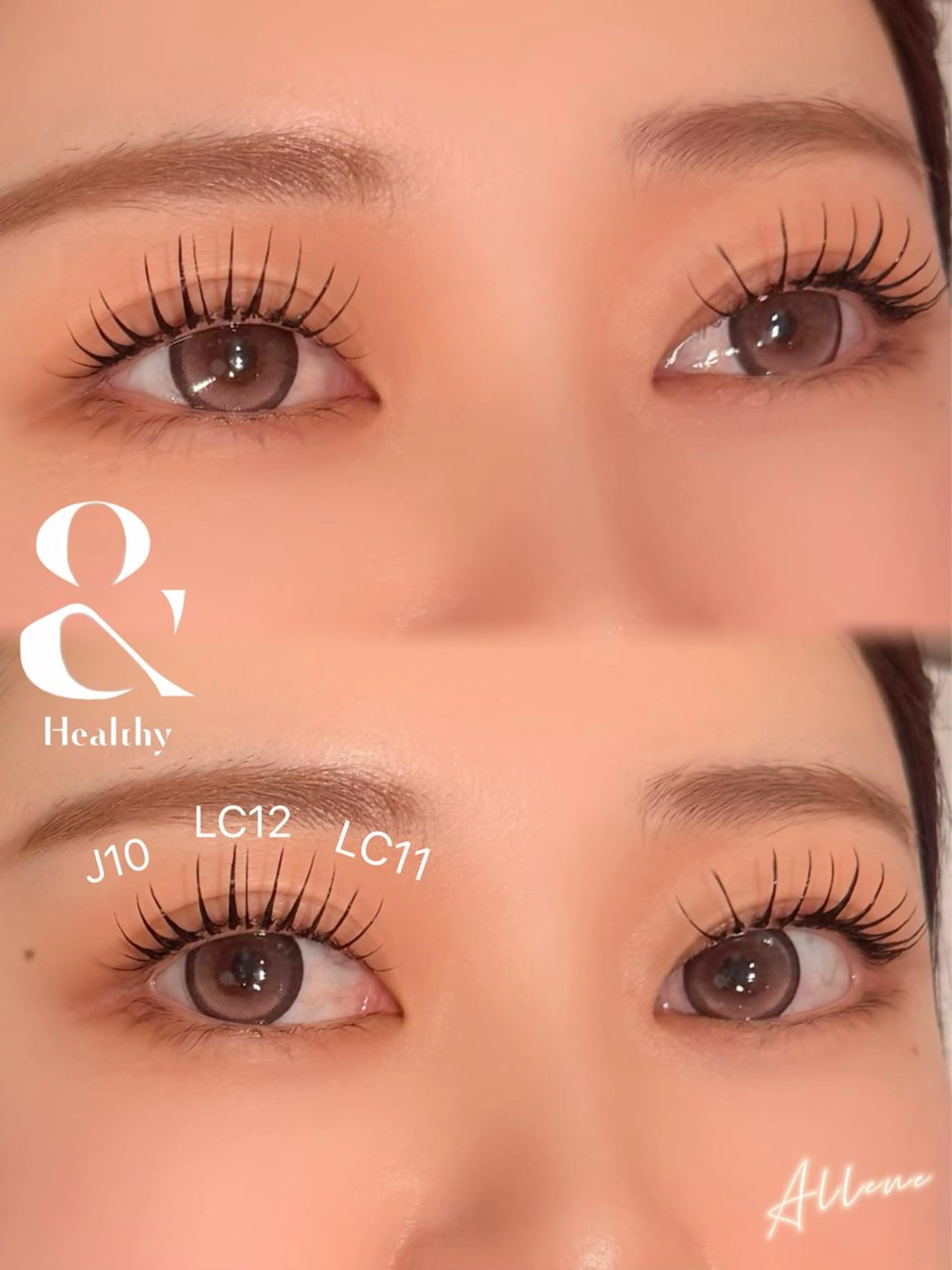 マツエク・マツパ マツエク Allene 心斎橋堀江店のマツエク・マツパデザイン