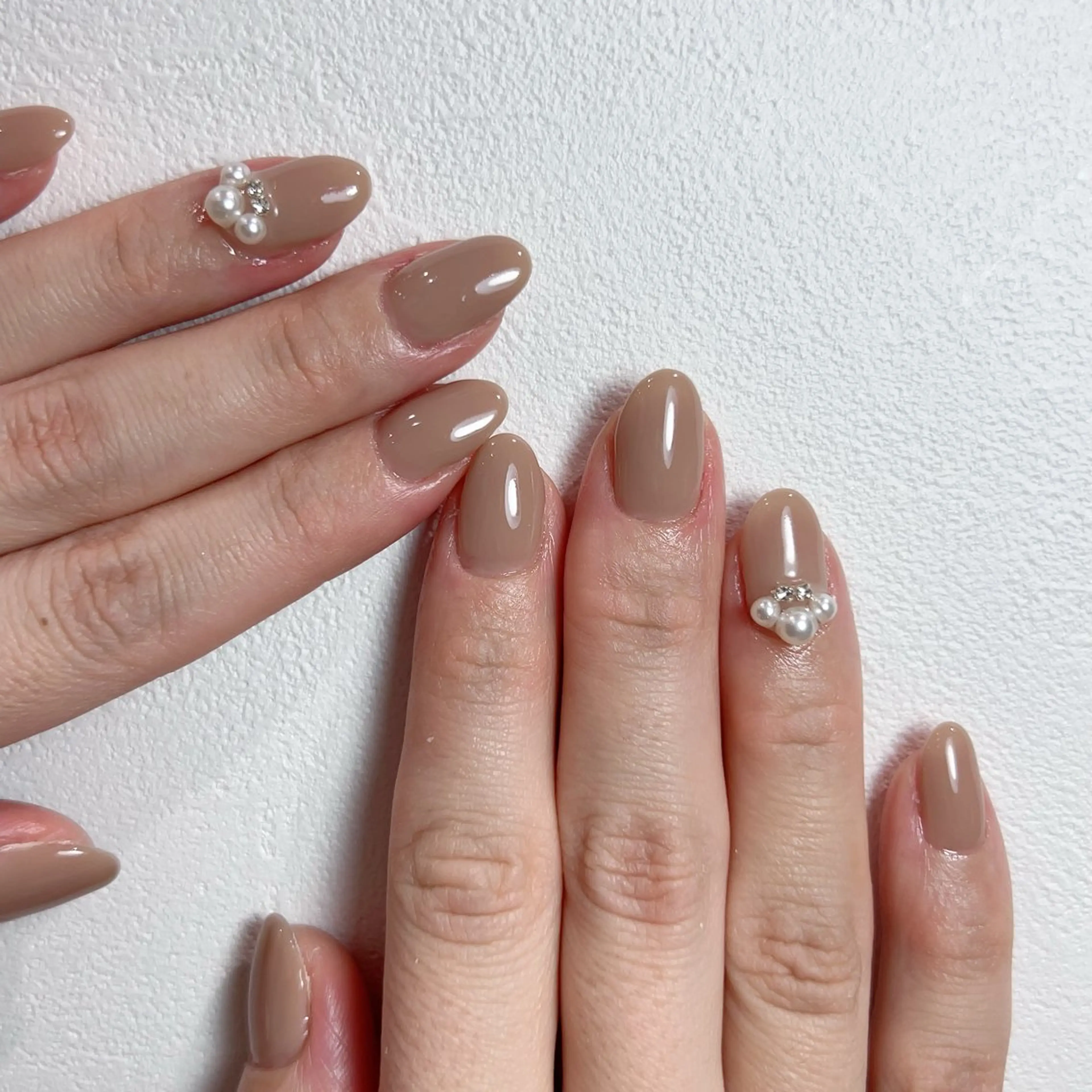 ネイル アートネイル フラッシュネイル フレンチネイル ジェルネイル ガラスフレンチ ハンドネイル You&Me Yukiのネイルデザイン