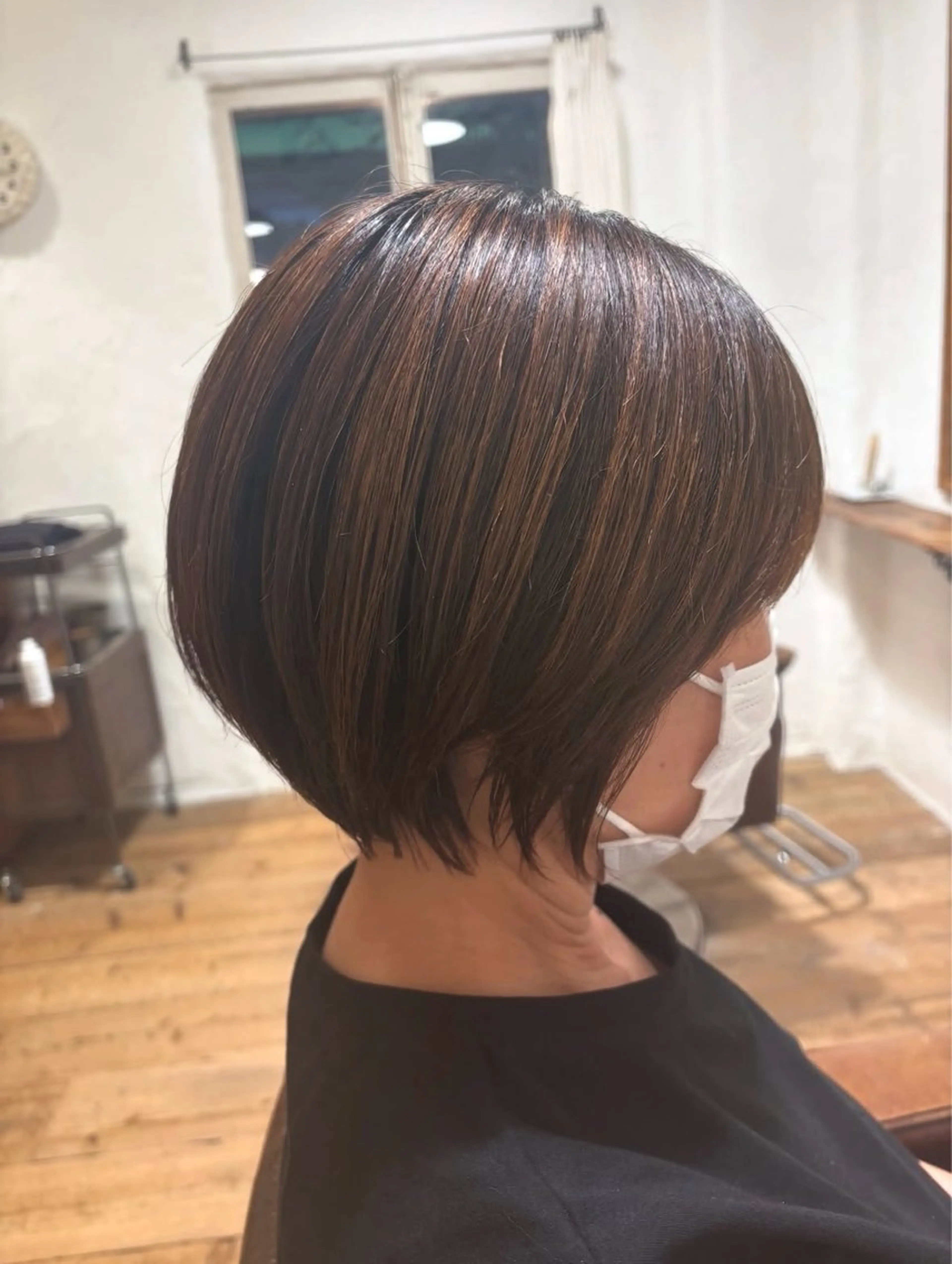 ショート 丸みショート ショートヘア Republic所属・藤井 怜菜のヘアスタイル