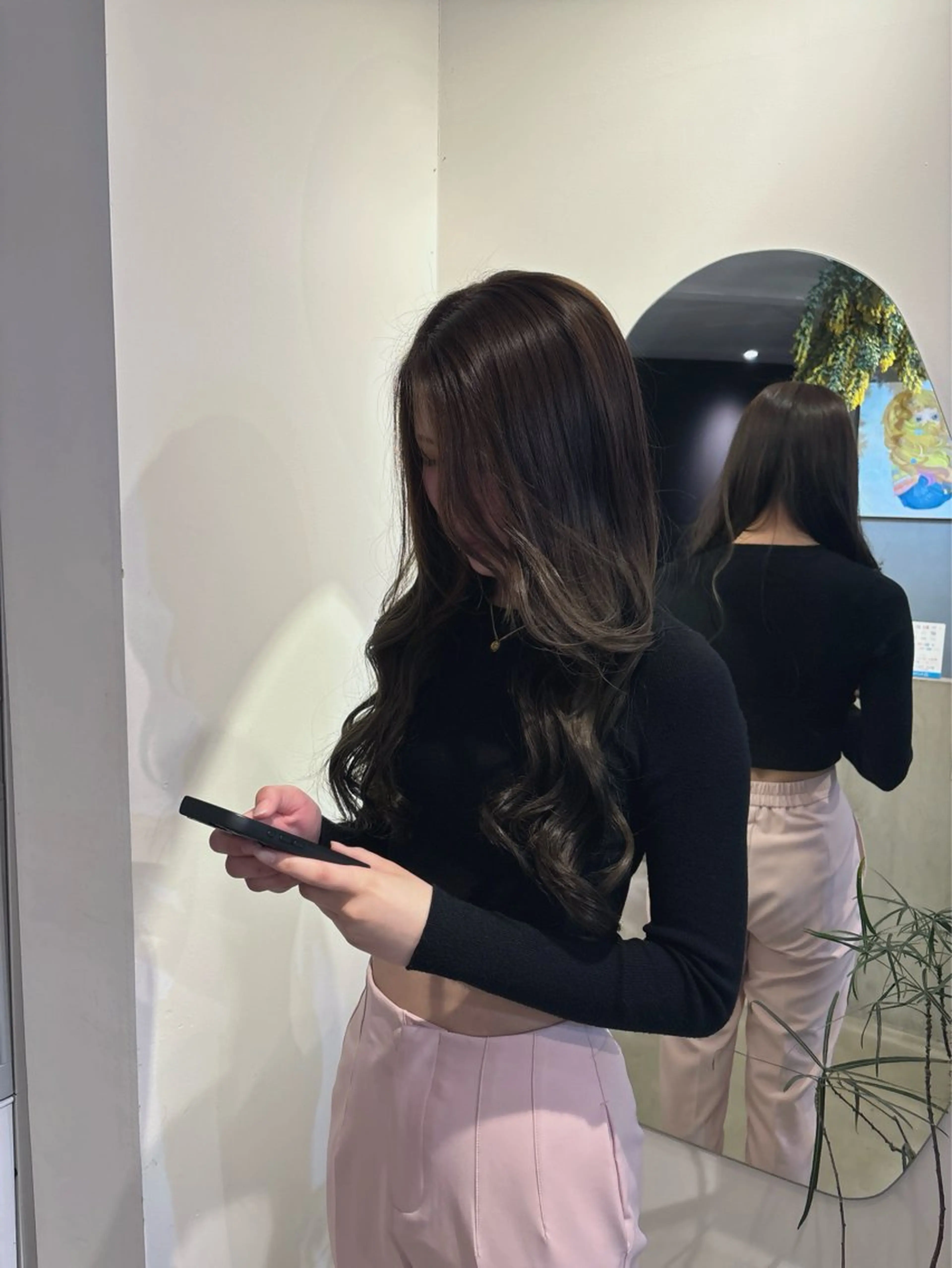 ロング 日比野 紅杏のヘアスタイル