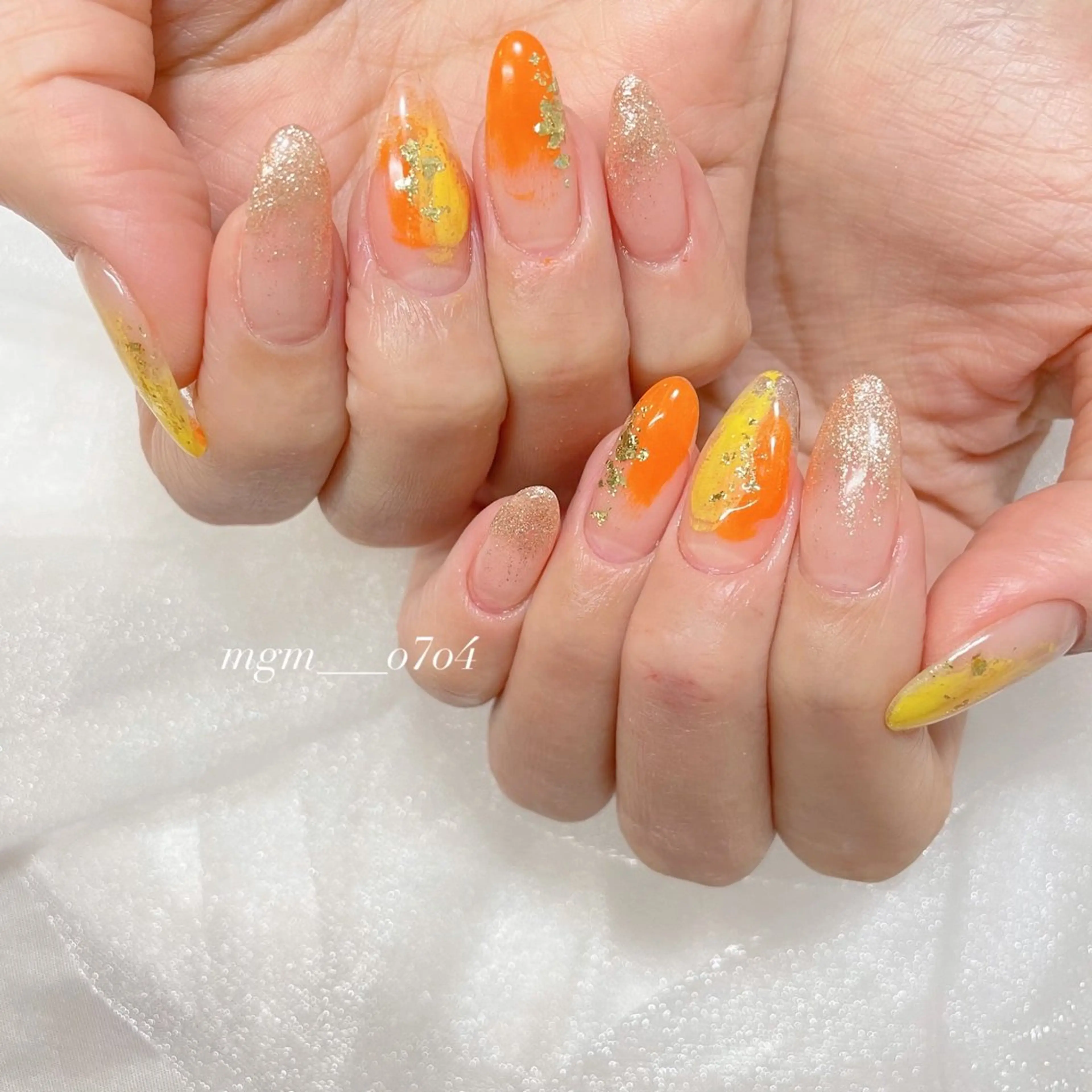 ネイル ハンドネイル ハンドケア MoON...❤︎ MeGuのネイルデザイン