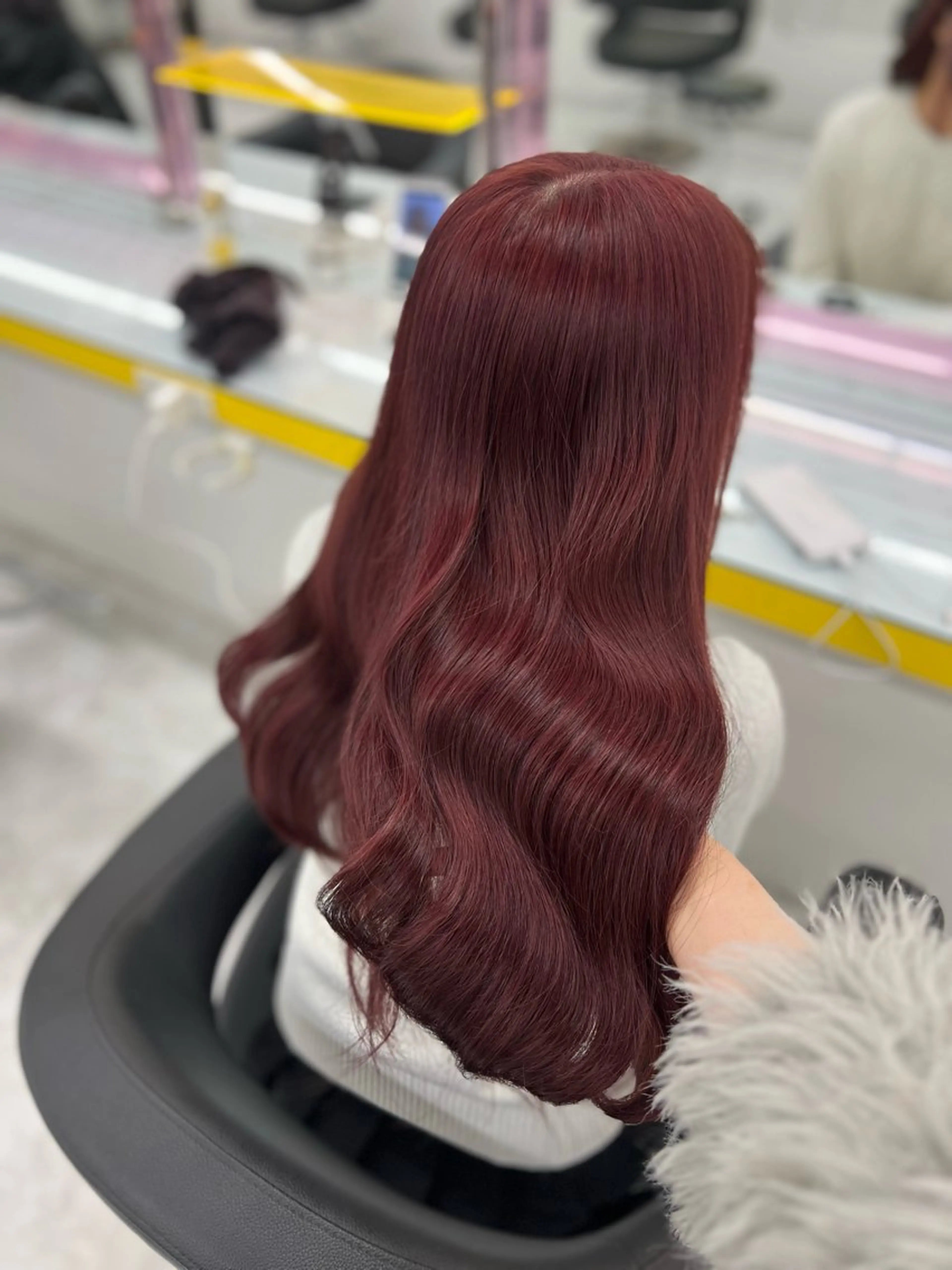 ロング カラー ブリーチ ピンクカラー エクステモデル 募集💖まなみのヘアスタイル