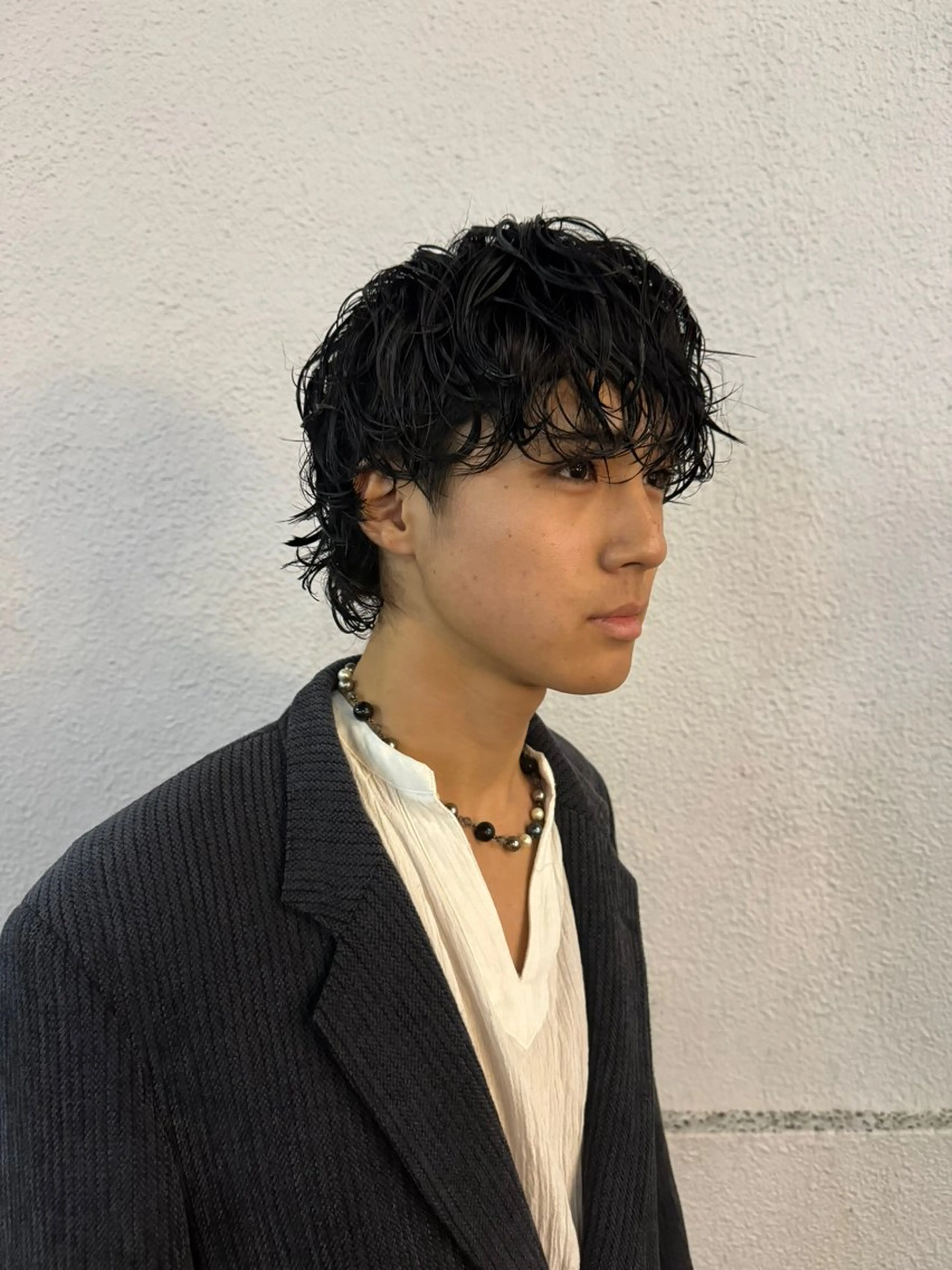 【👑メンズカット + 波巻きパーマ👑】の写真