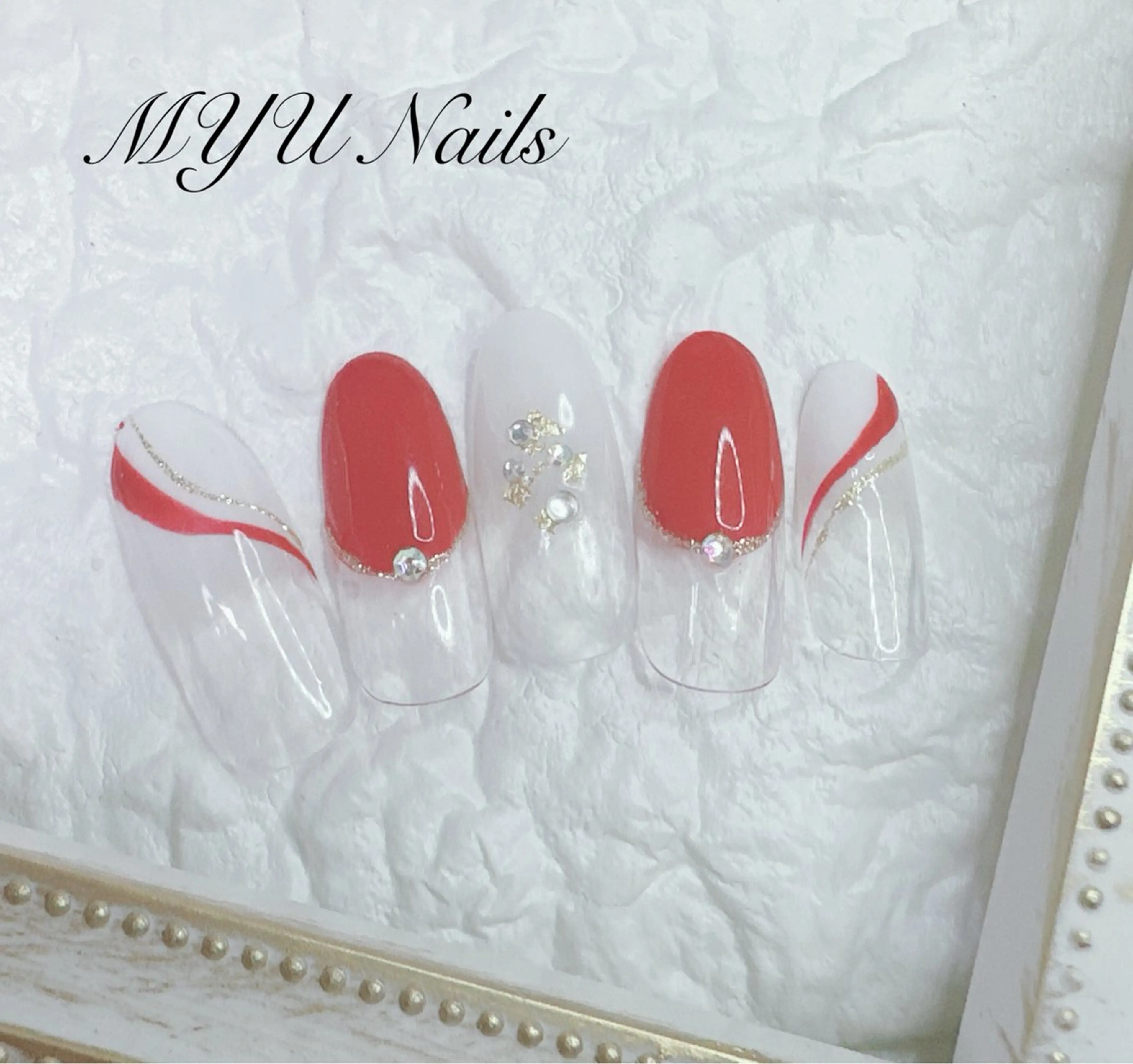 ネイル フレンチネイル ジェルネイル 持ち込み ニュアンスネイル パラジェル ハンドネイル MYU Nails所属・MYU Nailsのネイルデザイン