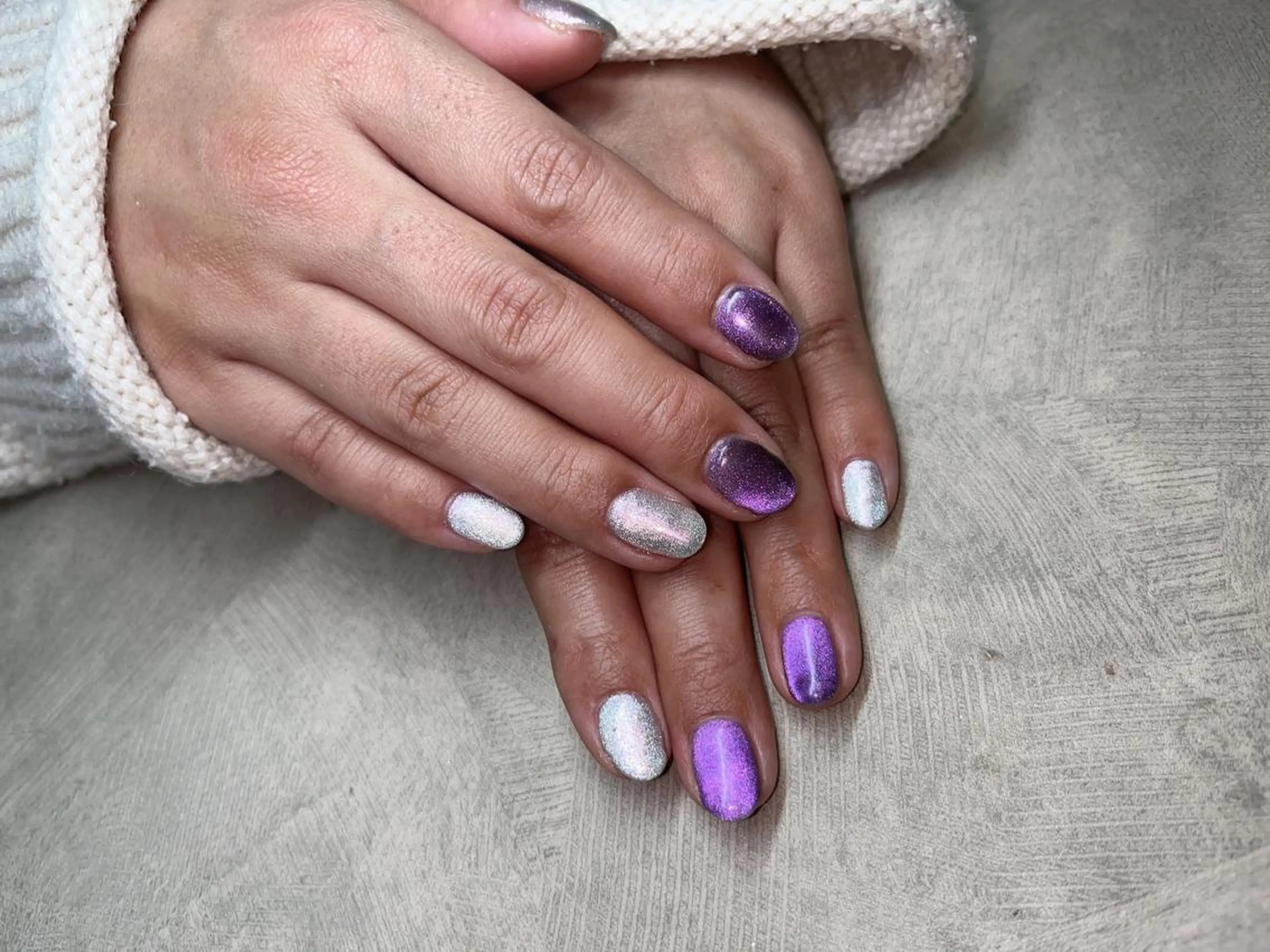 ネイル マグネットネイル ハンドネイル MIKA ♡のネイルデザイン