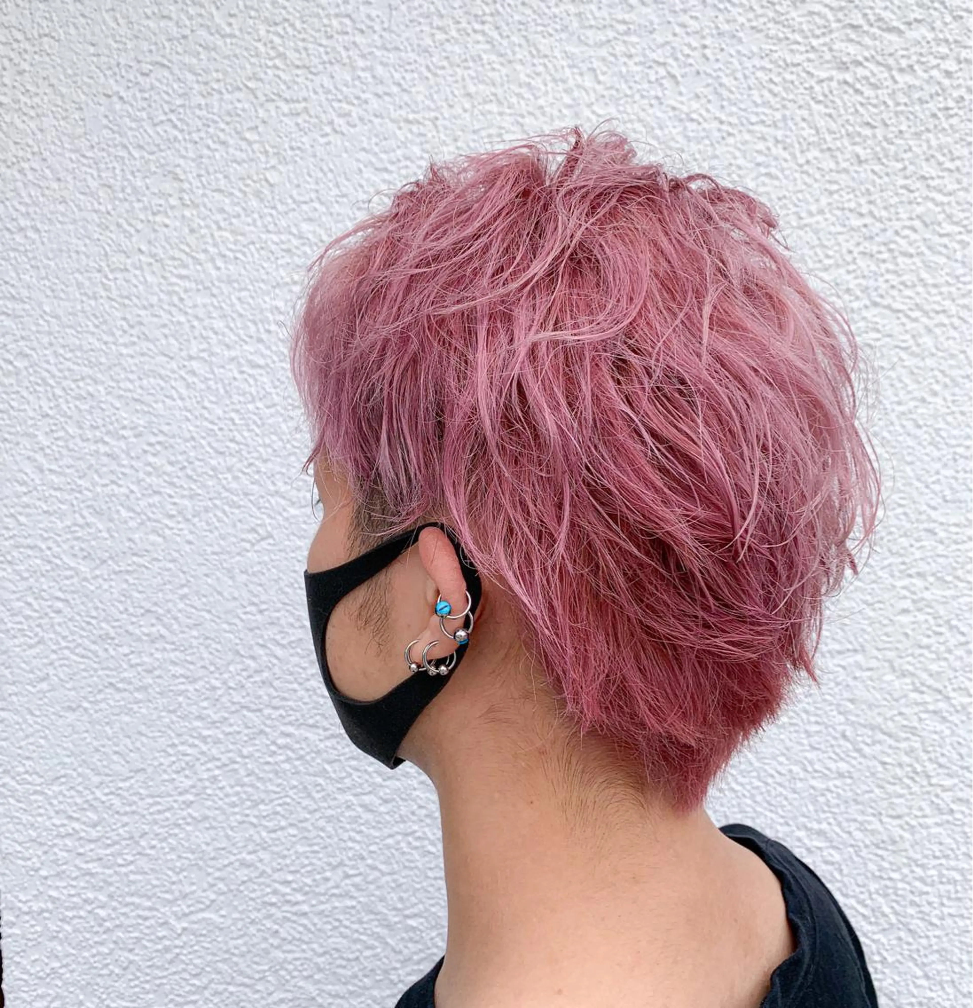 ショート カラー ヘアアレンジ メンズ men’s salon NOA solte. 【メンズサロン ノアソルテ】所属・メンズパーマ職人 加藤 弘貴のヘアスタイル