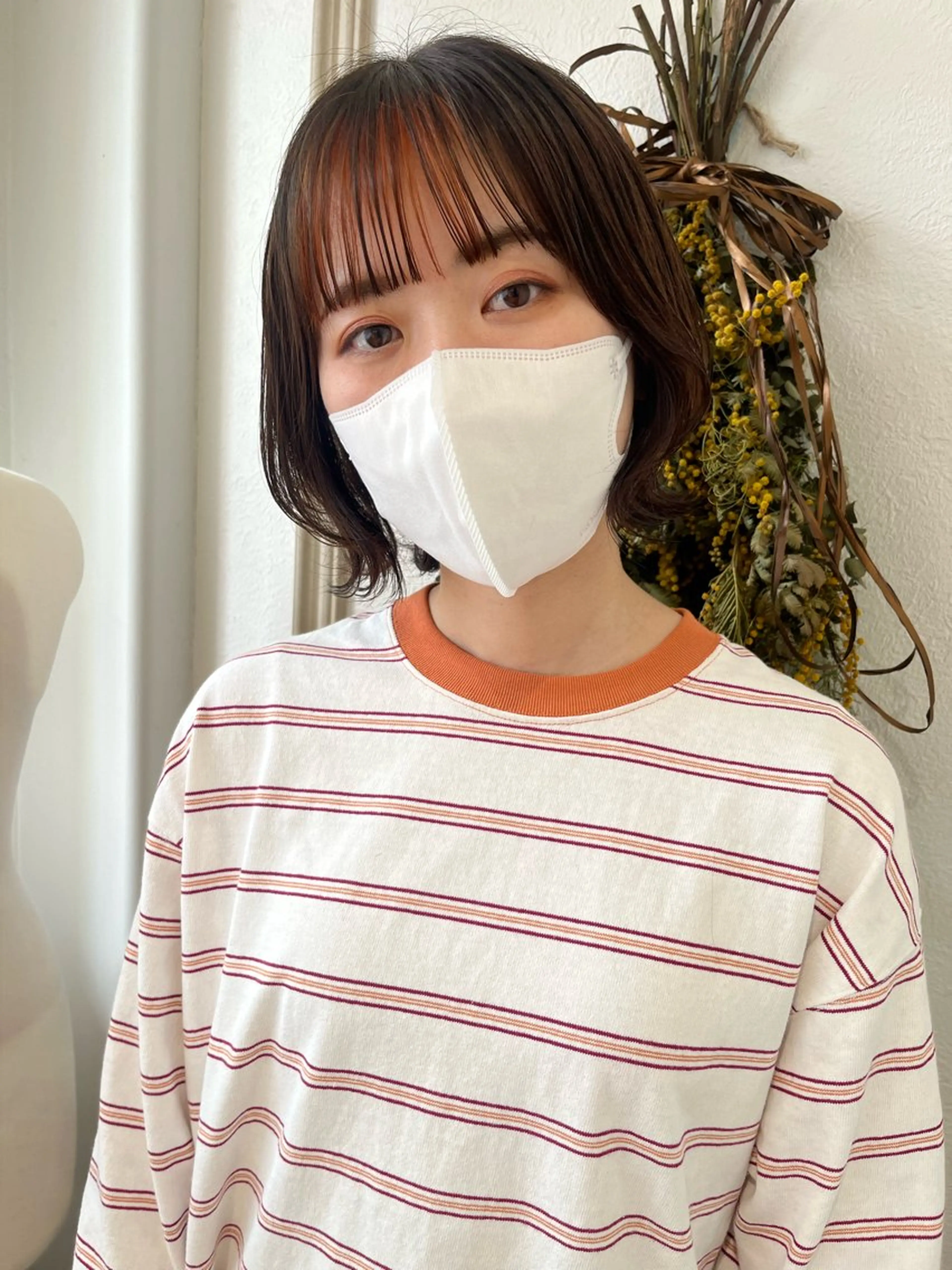 ショート カラー ヘアアレンジ カット ヘアカラー merc. 🩵妹尾杏菜のヘアスタイル