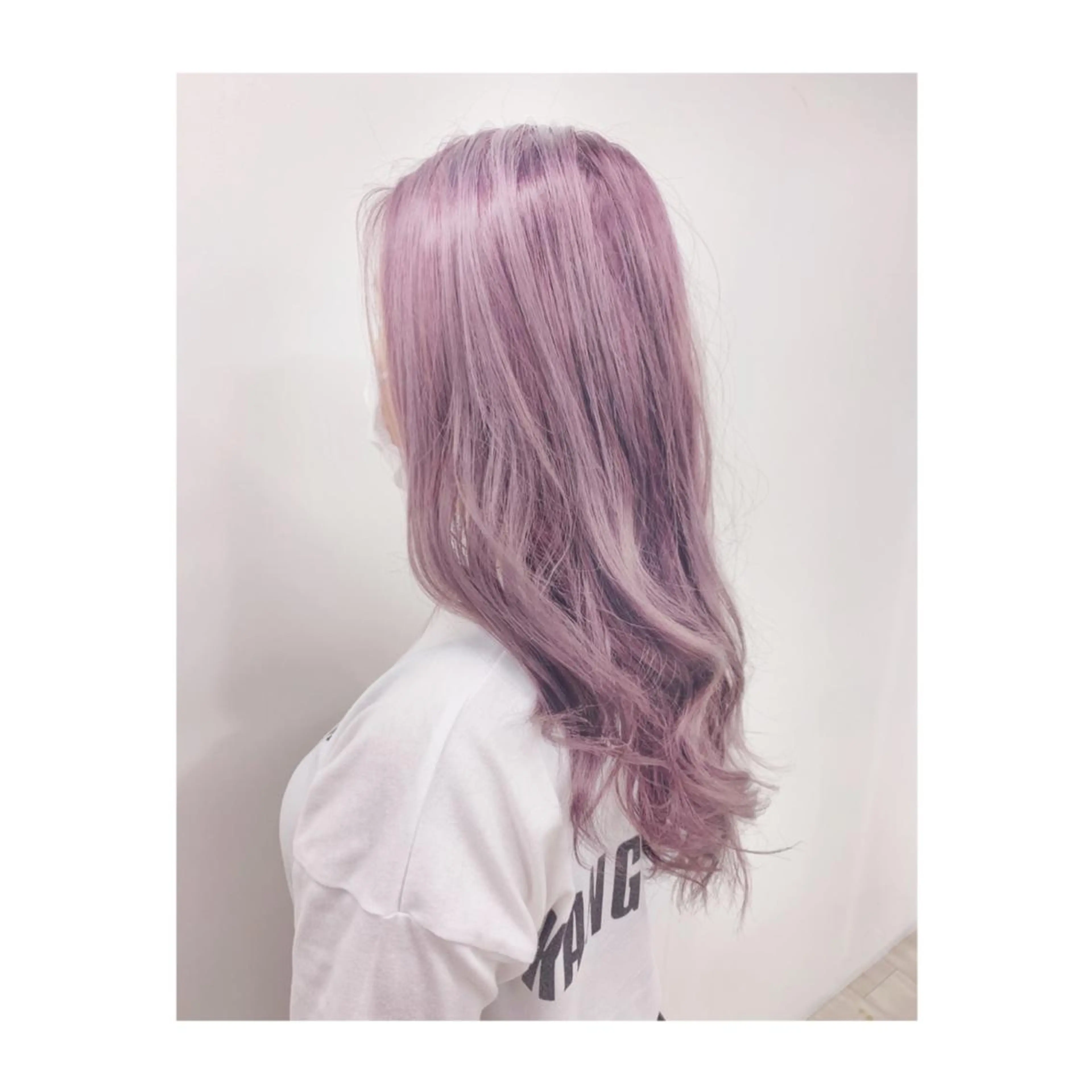 セミロング カラー パーマ ヘアアレンジ メンズ メンズ韓国風 ピンクカラー シルバー 韓国風ヘア 🤍❄️水田 美雪❄️🤍のマツエク・マツパデザイン