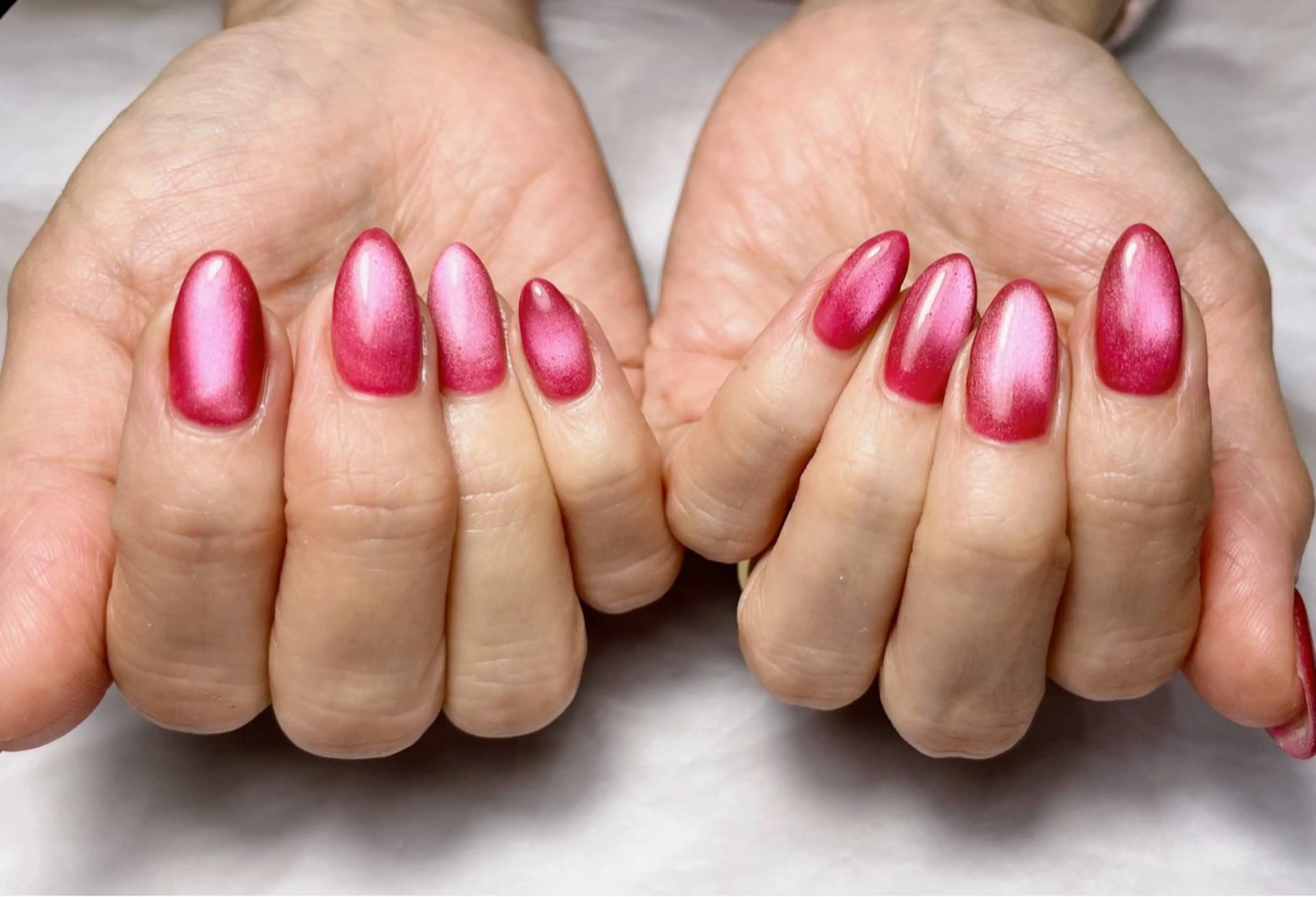 ネイル ジェルネイル マグネットネイル パラジェル シンプルネイル ハンドネイル BLANCEnail所属・BLANCnail yuuのネイルデザイン