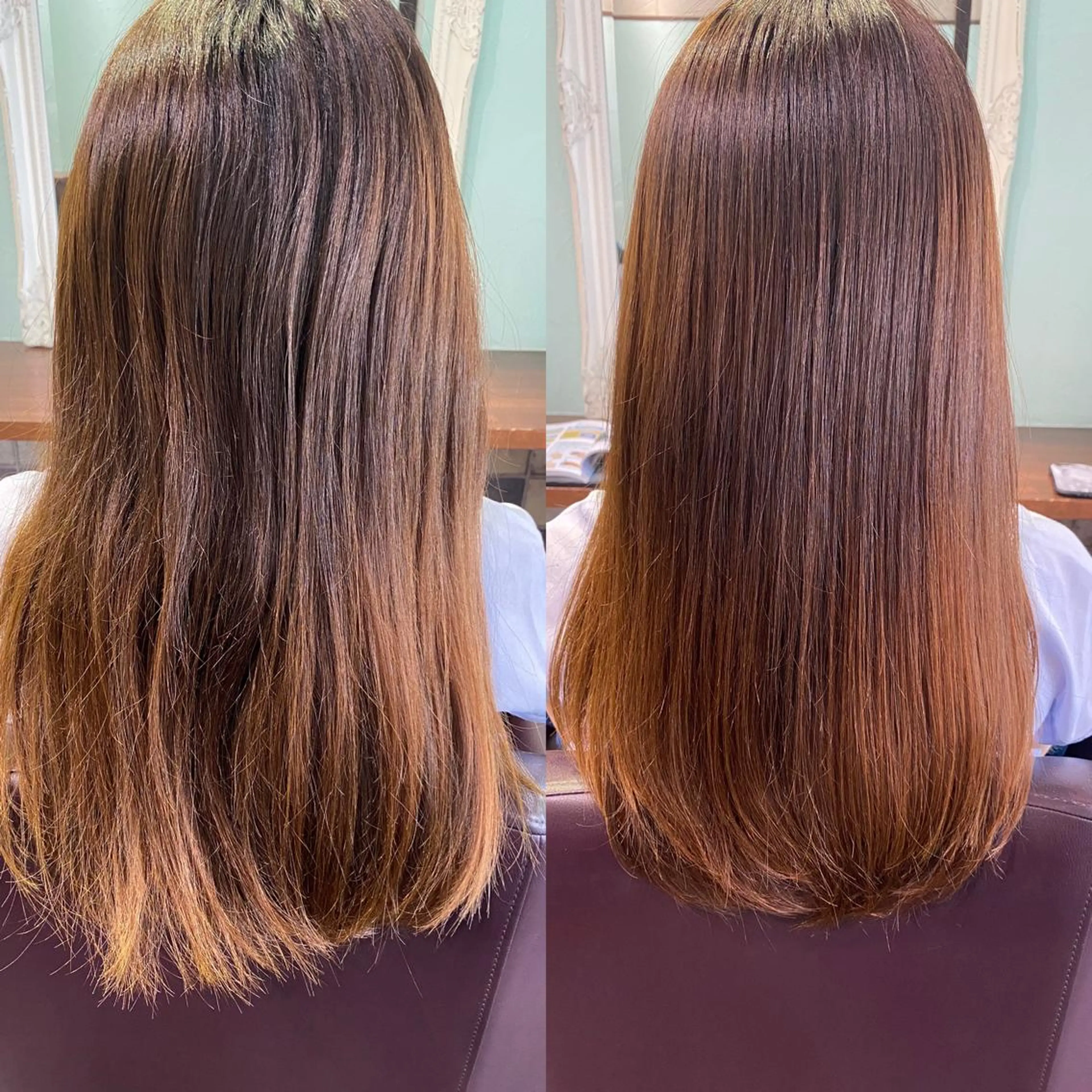 カット+縮毛矯正の写真