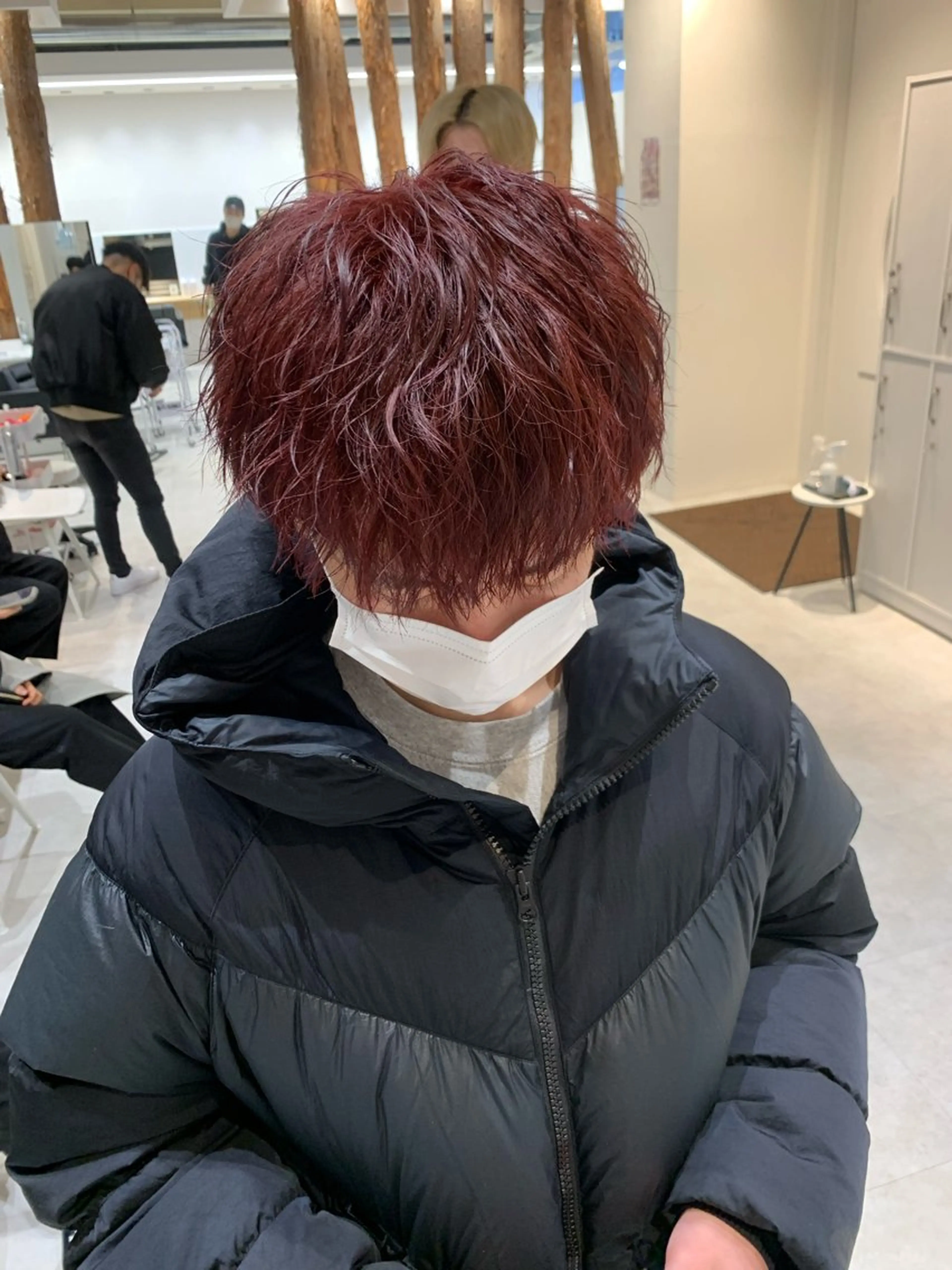 メンズカット＋カラーの写真