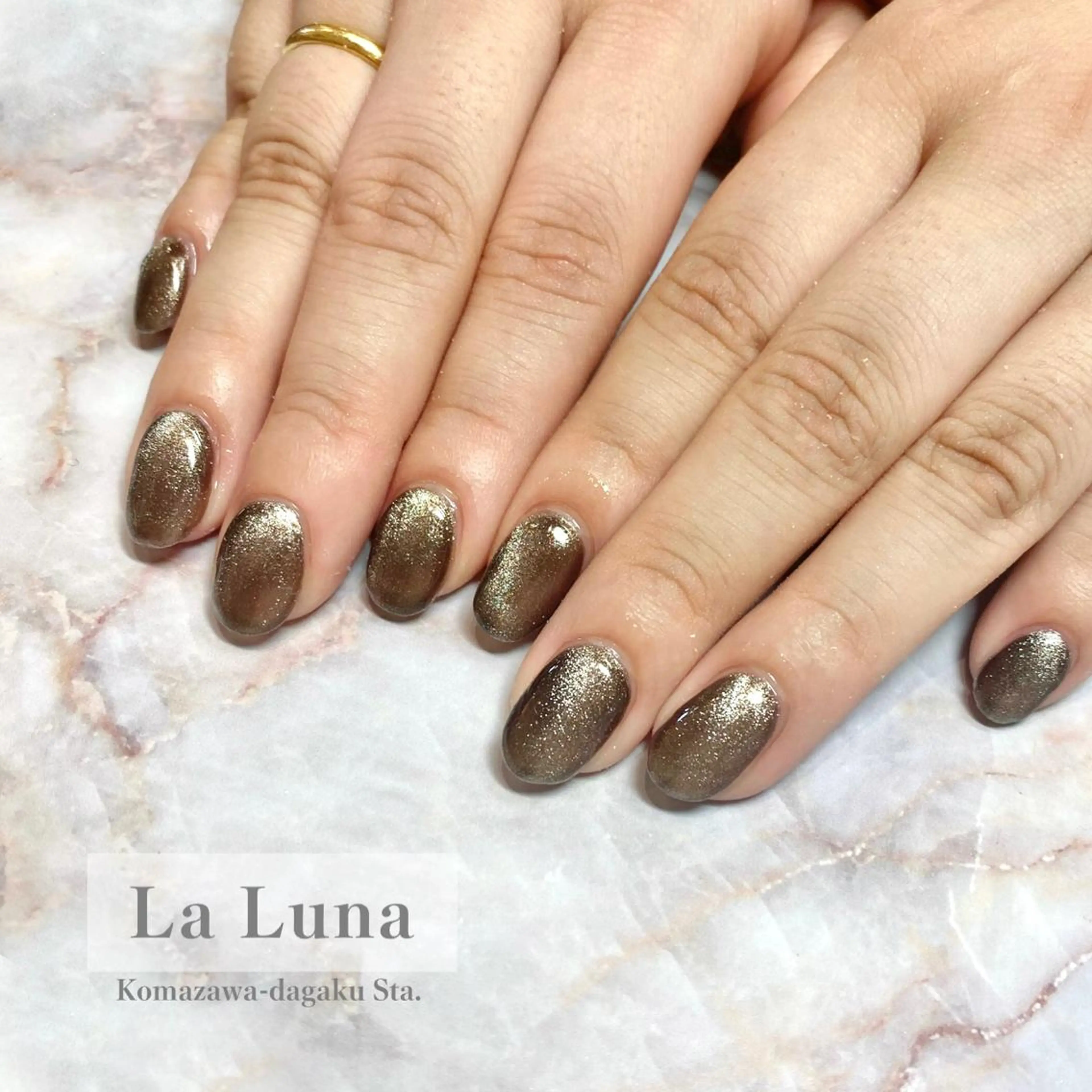 ネイル マグネットネイル LaLuna🌙 natsukiのネイルデザイン