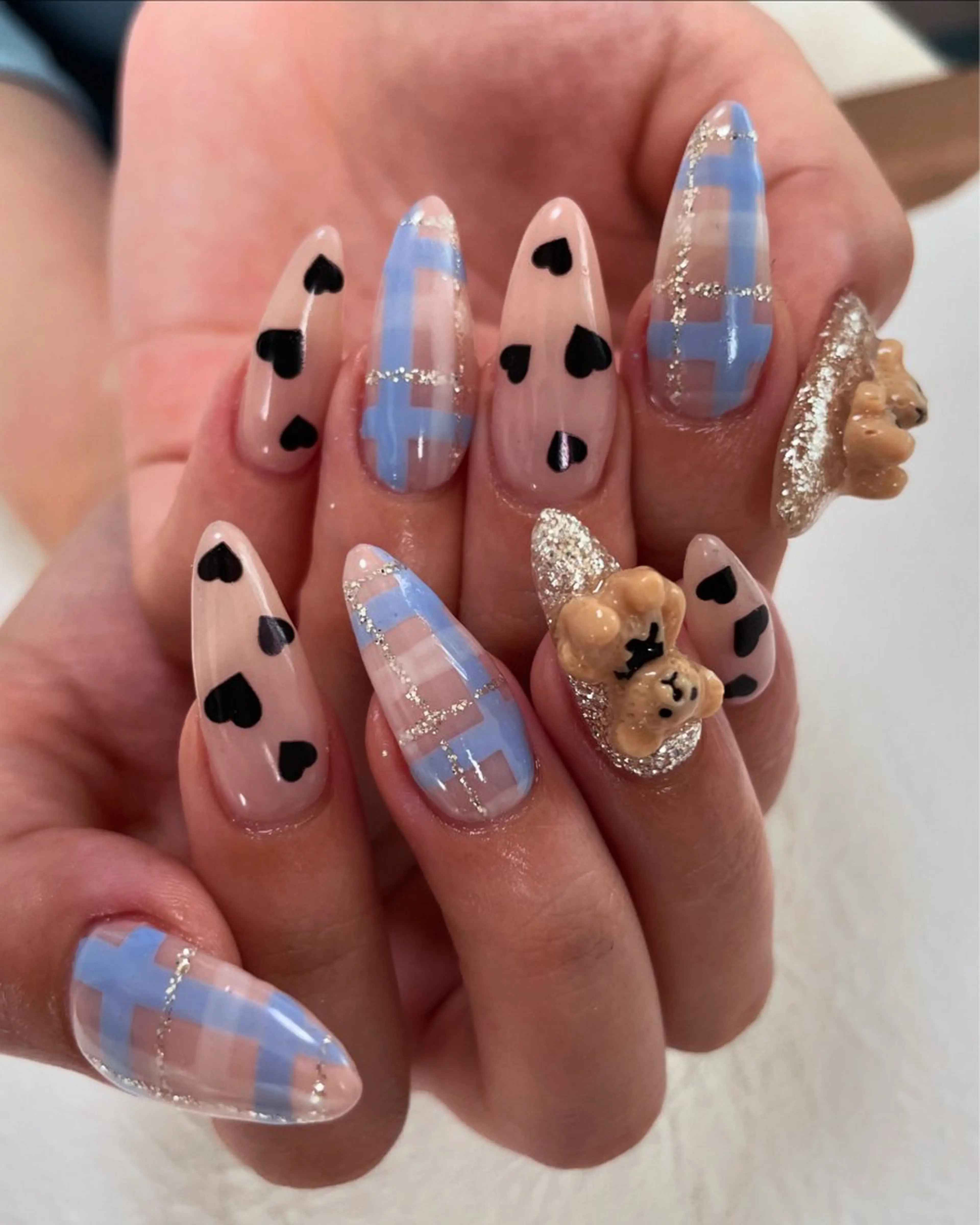 ネイル ガーリー ハート AZNAIL matsudaのネイルデザイン