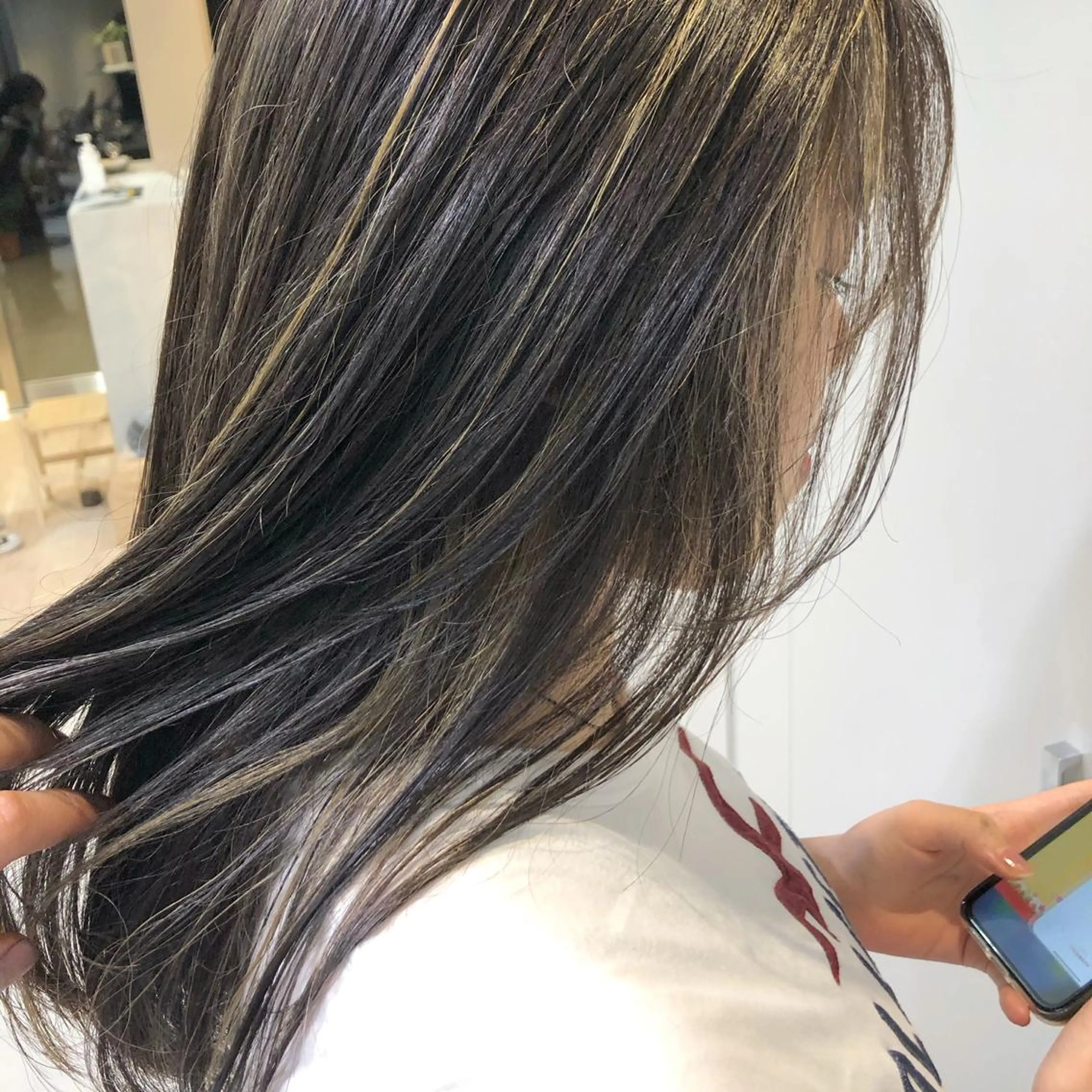 大人ハイライトカラー✨の写真