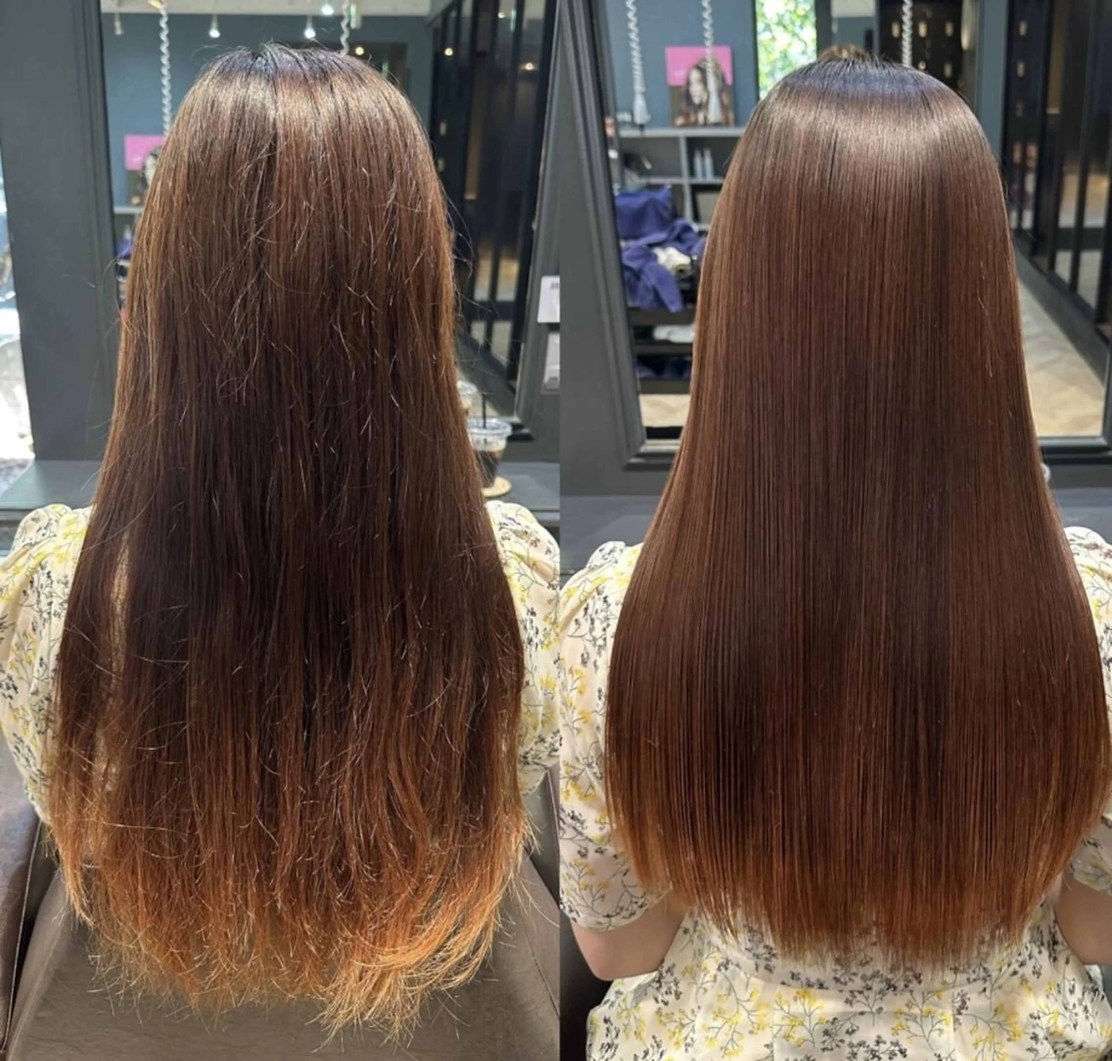 ロング パーマ 髪質改善/透明感 カラー/松尾美南海のヘアスタイル