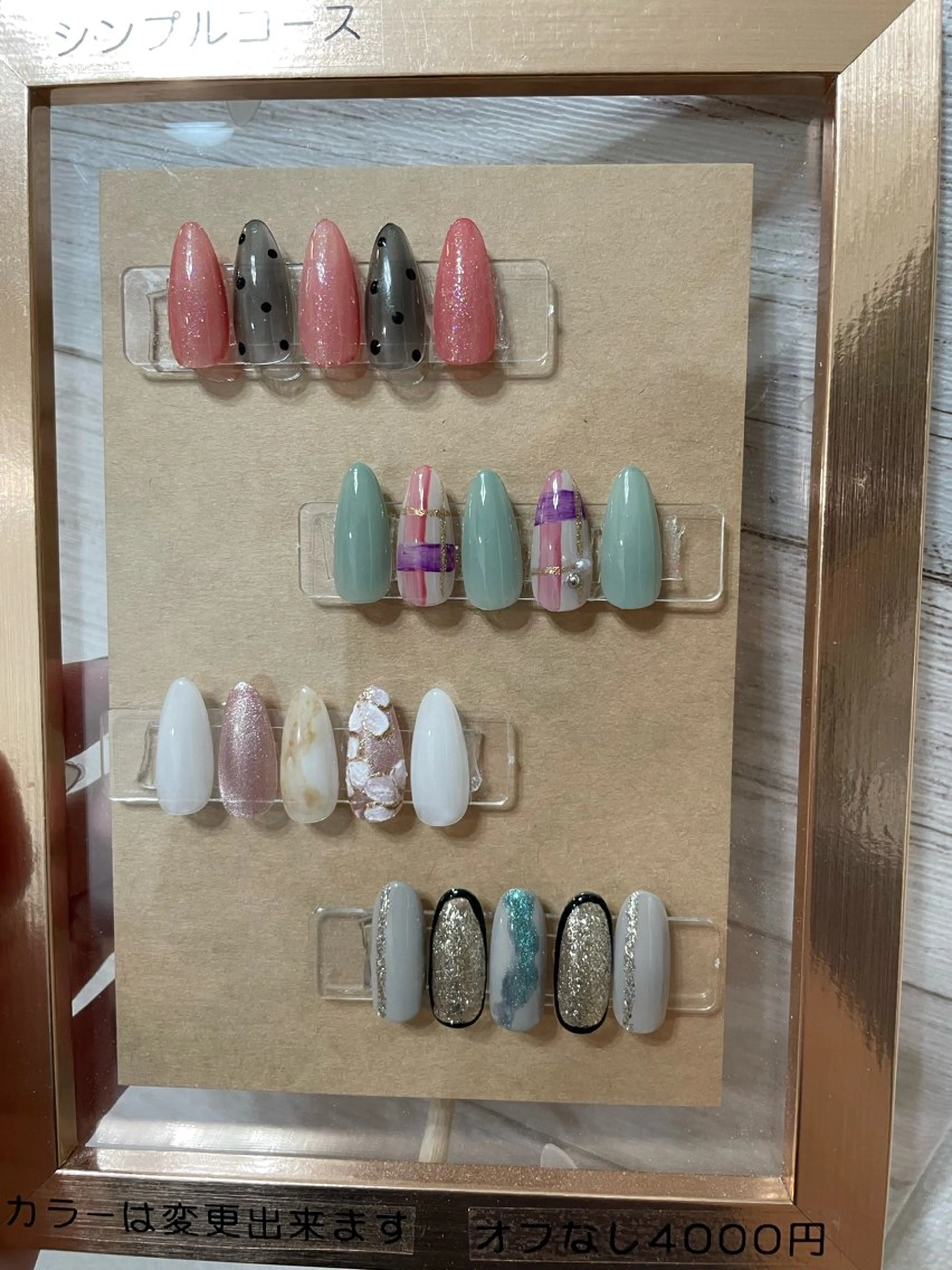 ネイル シンプルネイル フットネイル oki nailのネイルデザイン