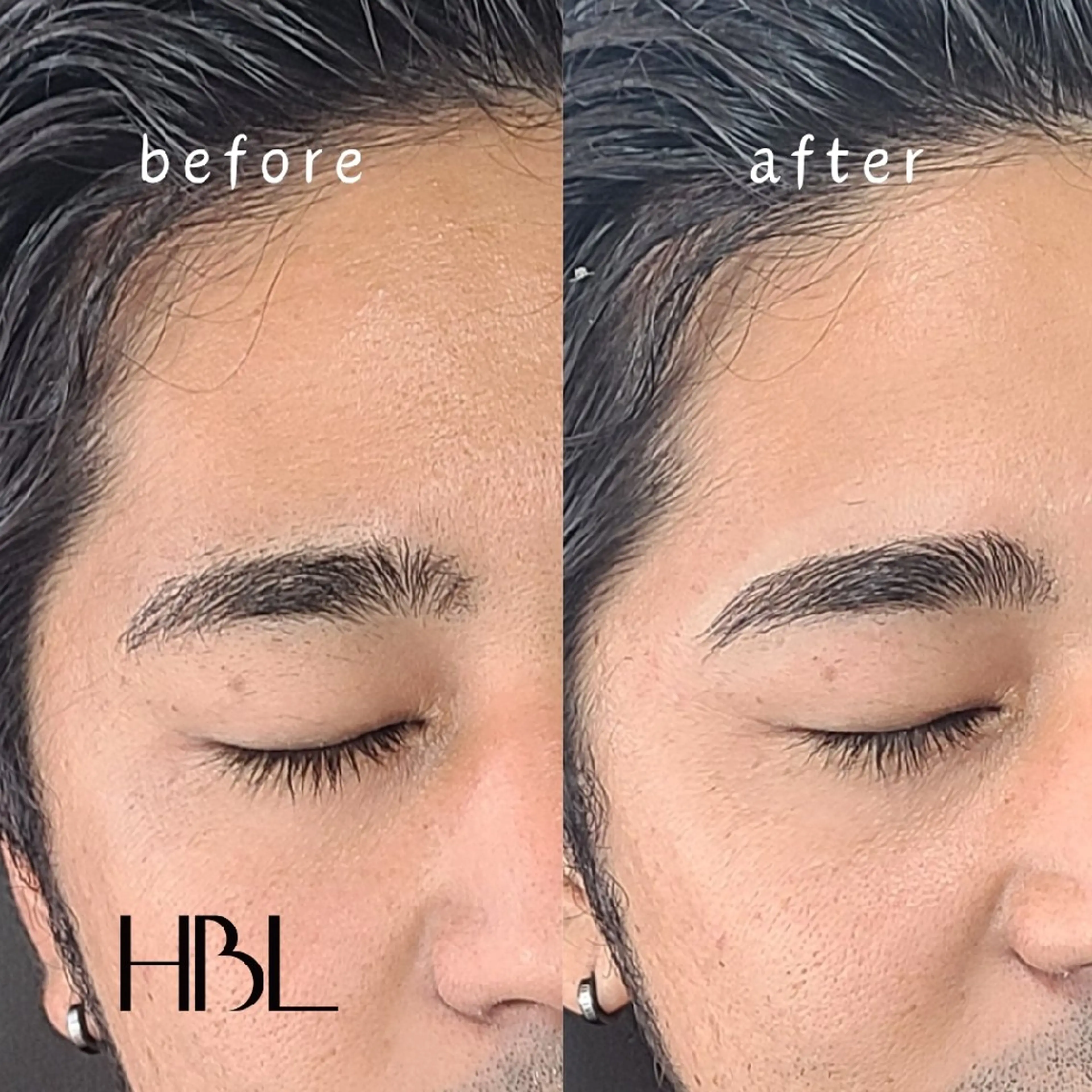 メンズ眉　新HBL+WAXの写真