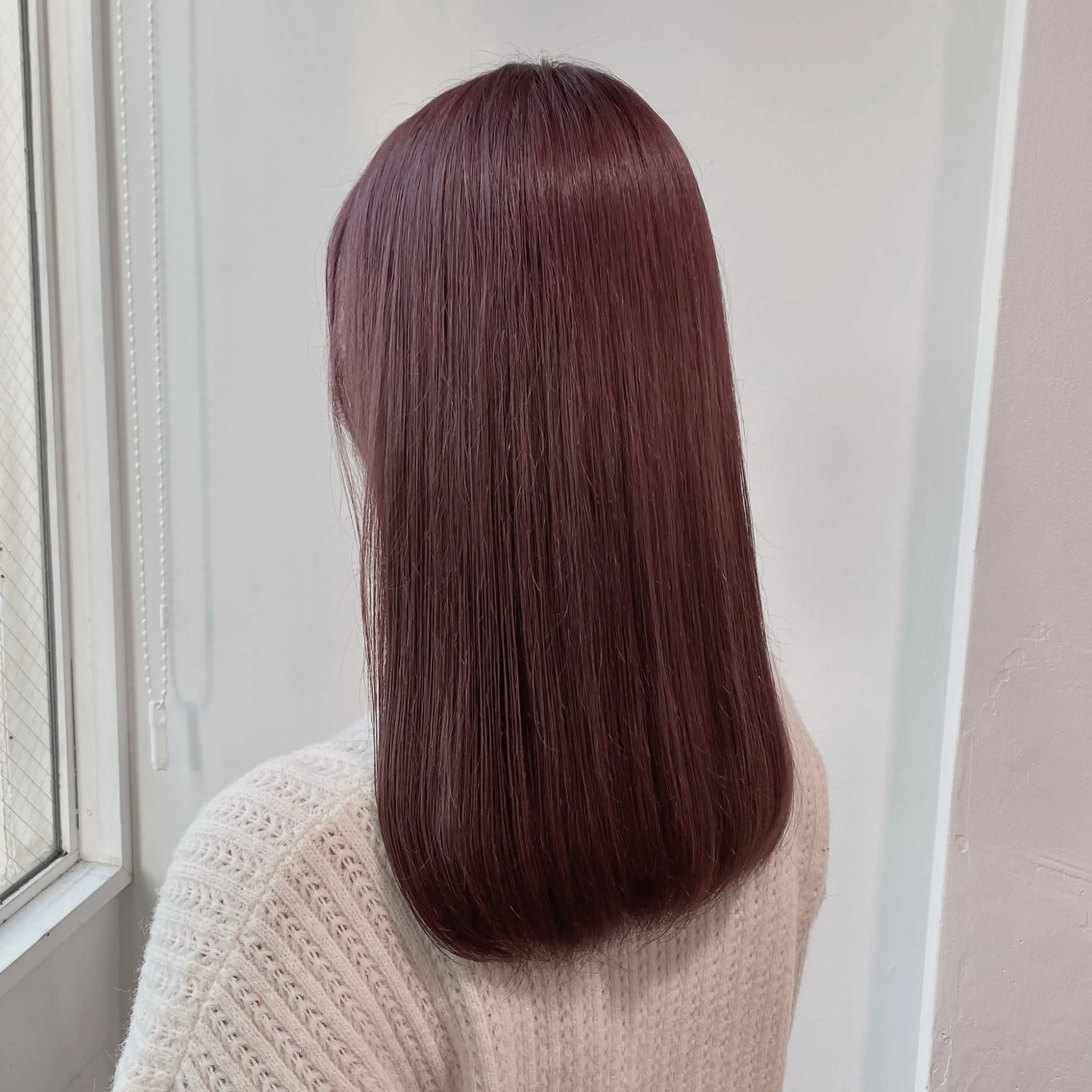 セミロング ヘアカラー 盛れる暖色🎀ガーリ ーヘア🎀きっかのヘアスタイル