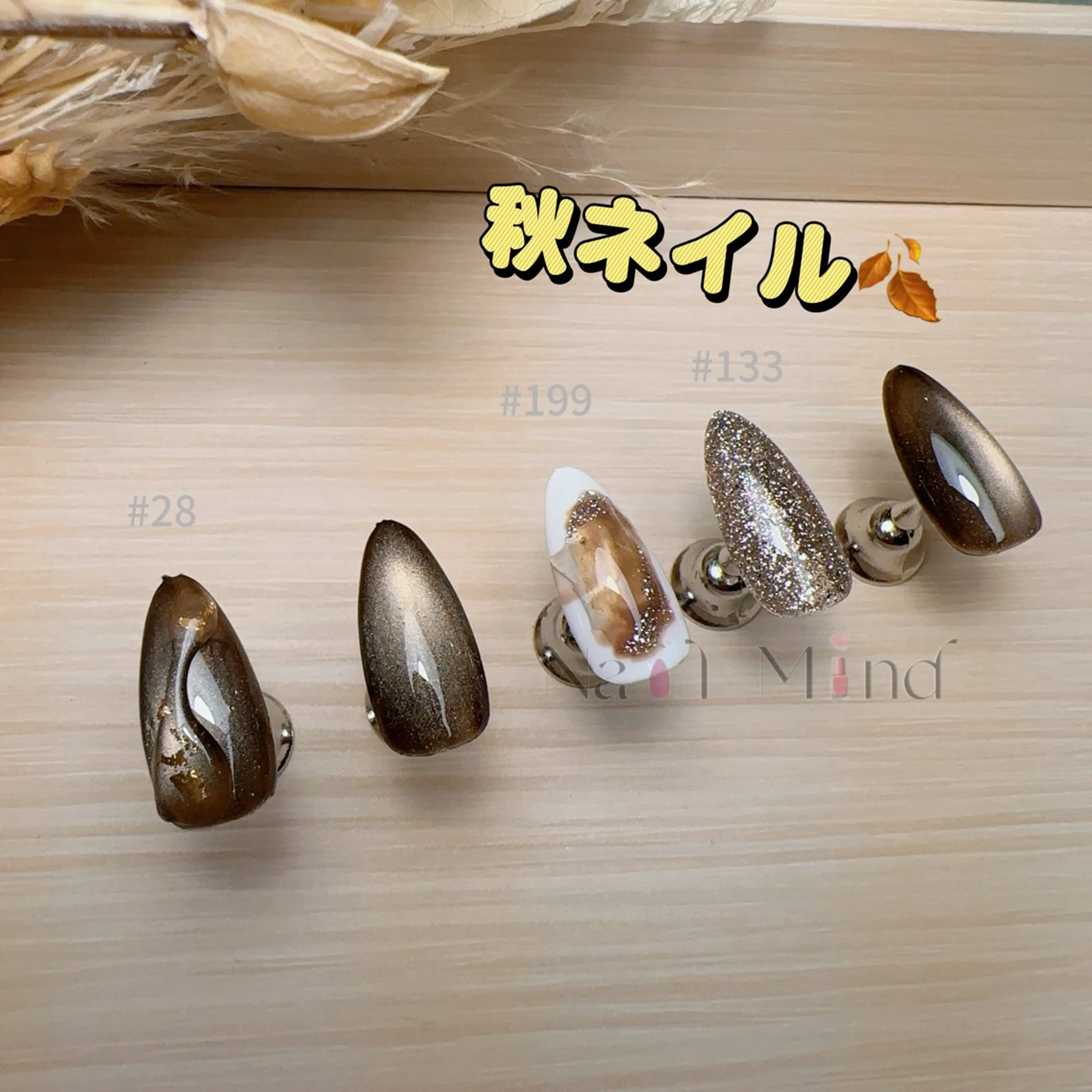 ネイル マグネットネイル ニュアンスネイル ハンドネイル Nail Mind (NaONail）のネイルデザイン