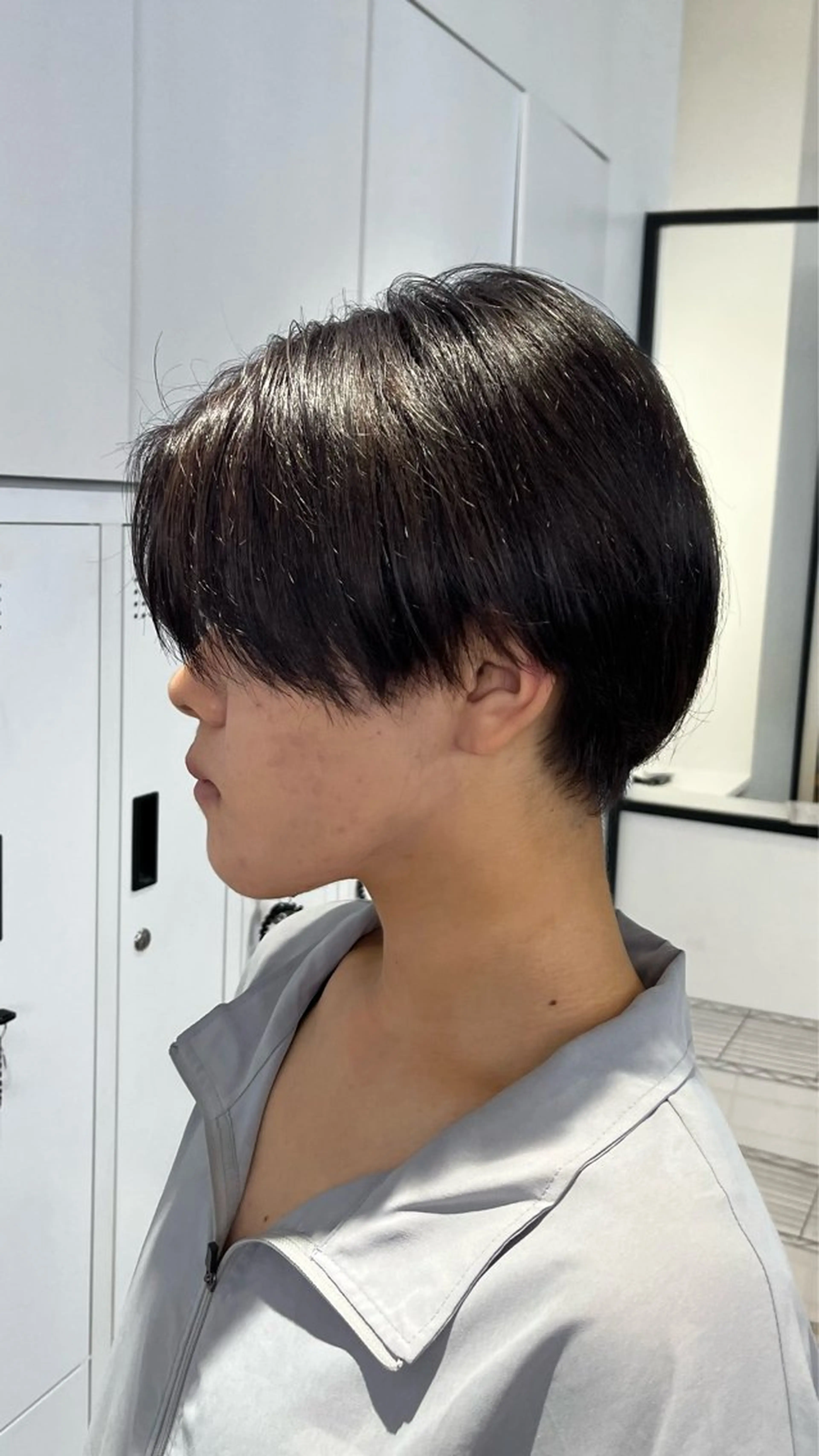 ショート カラー メンズパーマ/ メッシュ📍ユリのヘアスタイル