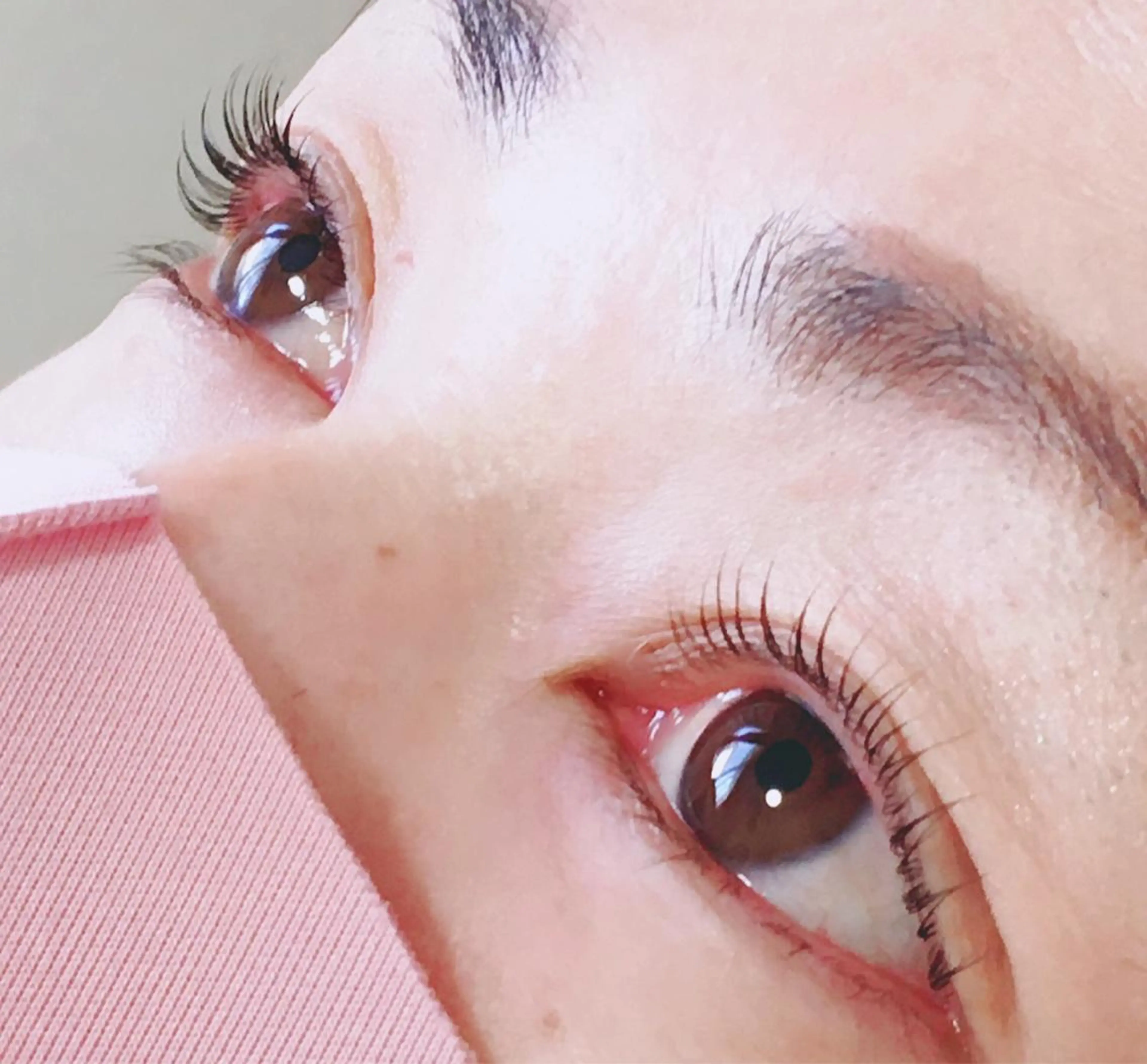 マツエク・マツパ ナチュラル 一重×まつ毛パーマ 青柳 結香のマツエク・マツパデザイン