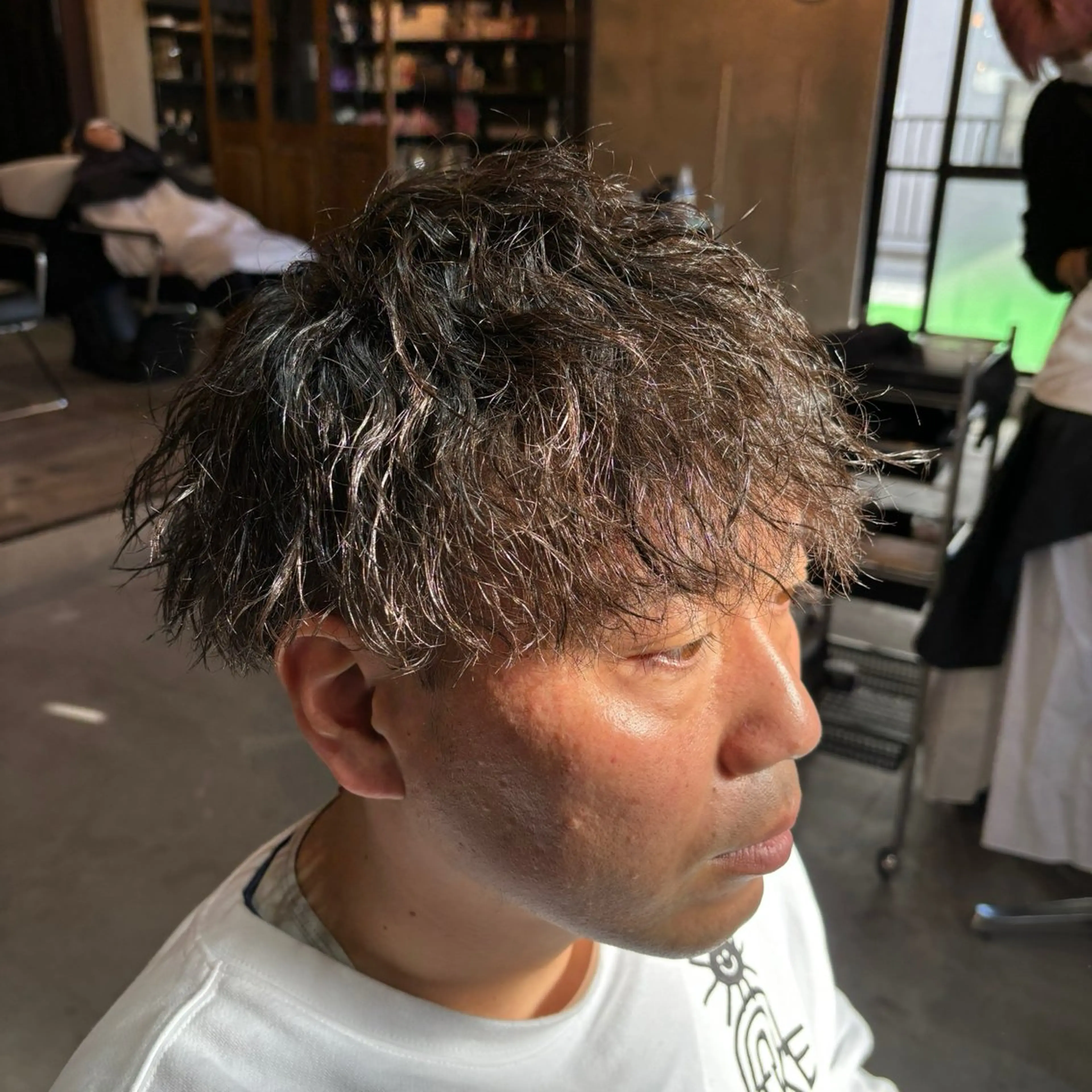 ミディアム 👑曲がる縮毛矯正 /パーマ👑ショウのヘアスタイル