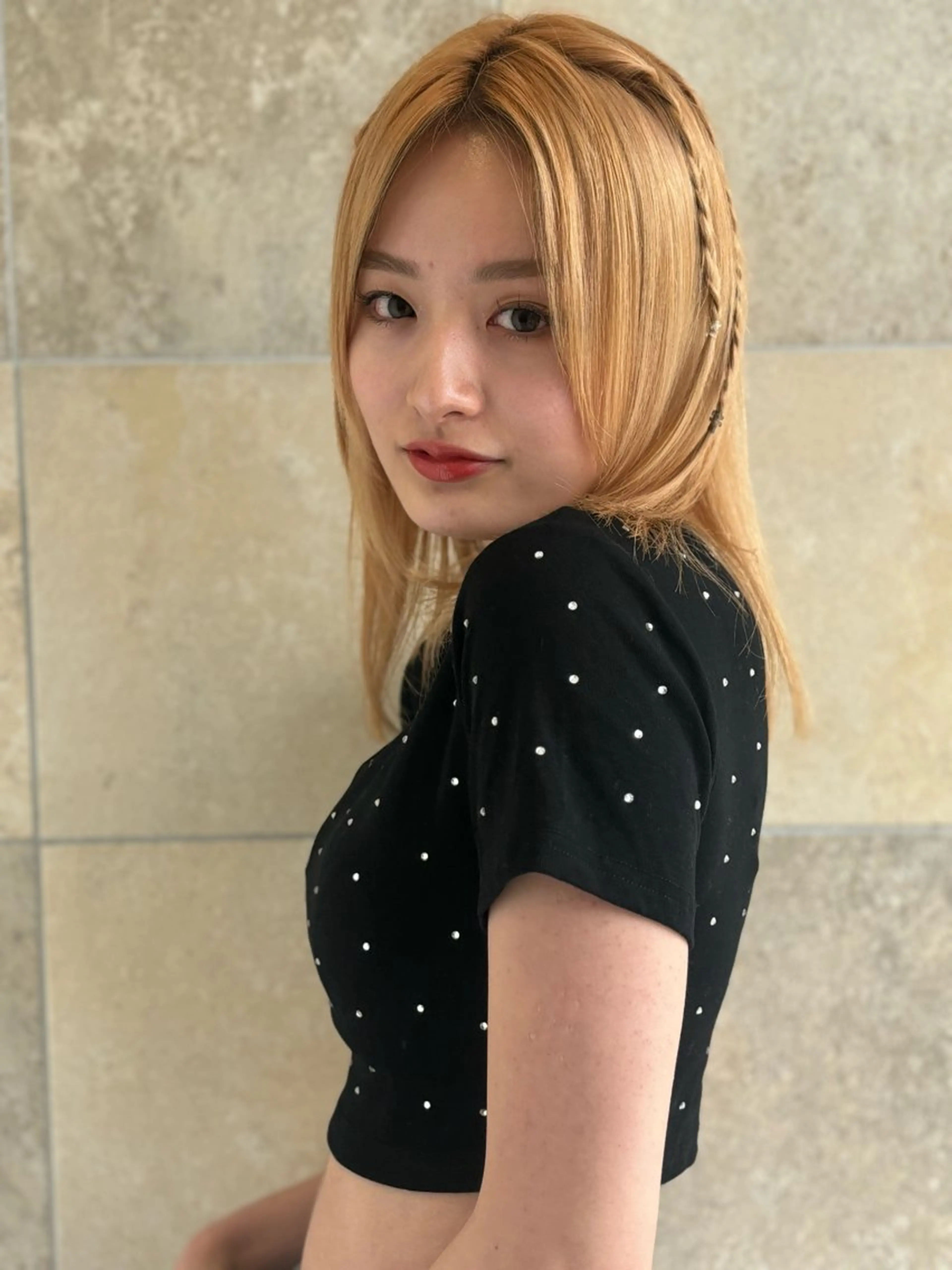 ミディアム 後輩のモデル募集中 河端　麻佑のヘアスタイル