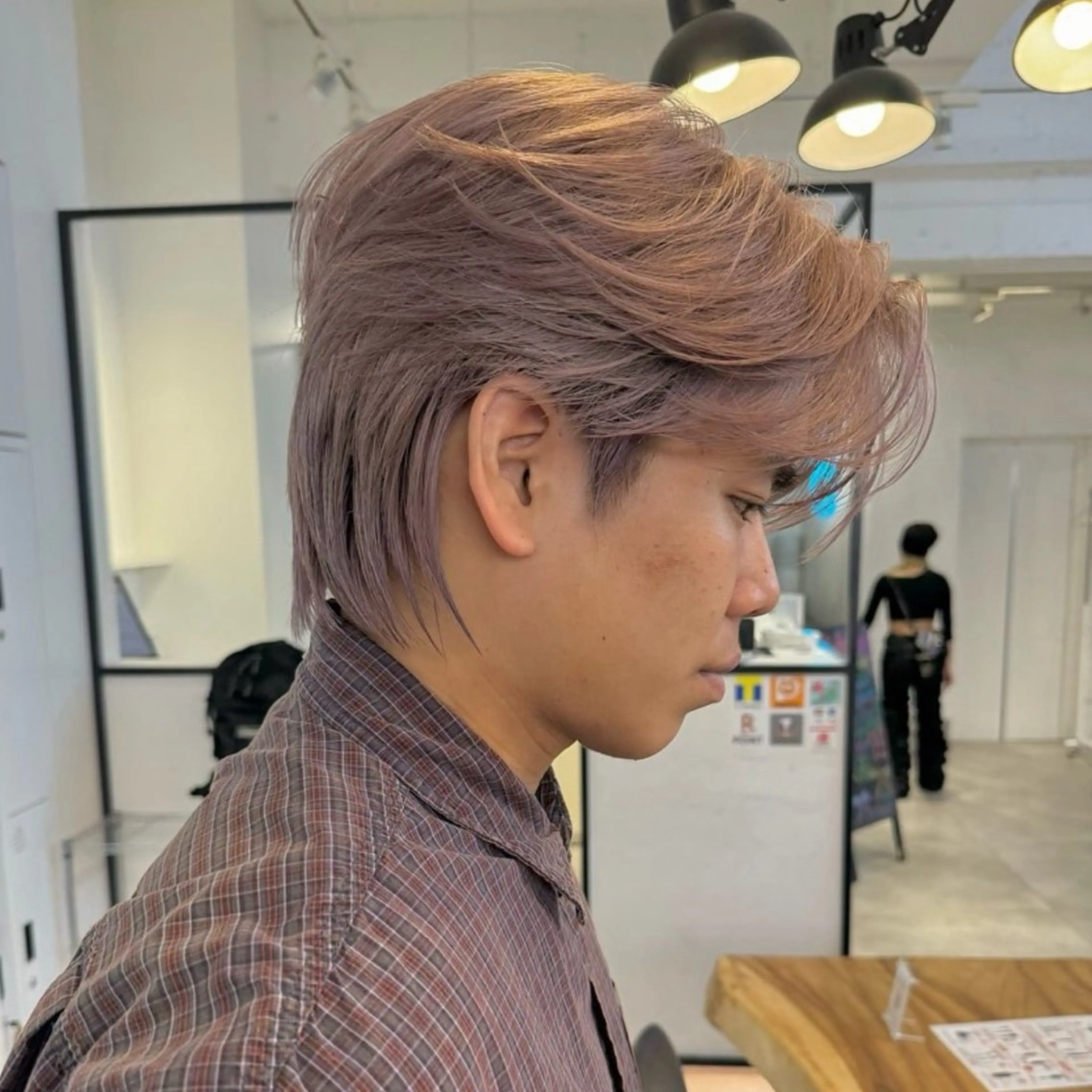 メンズ カット ハイトーン/パーマ/ メンズ / 櫻本🌐のヘアスタイル