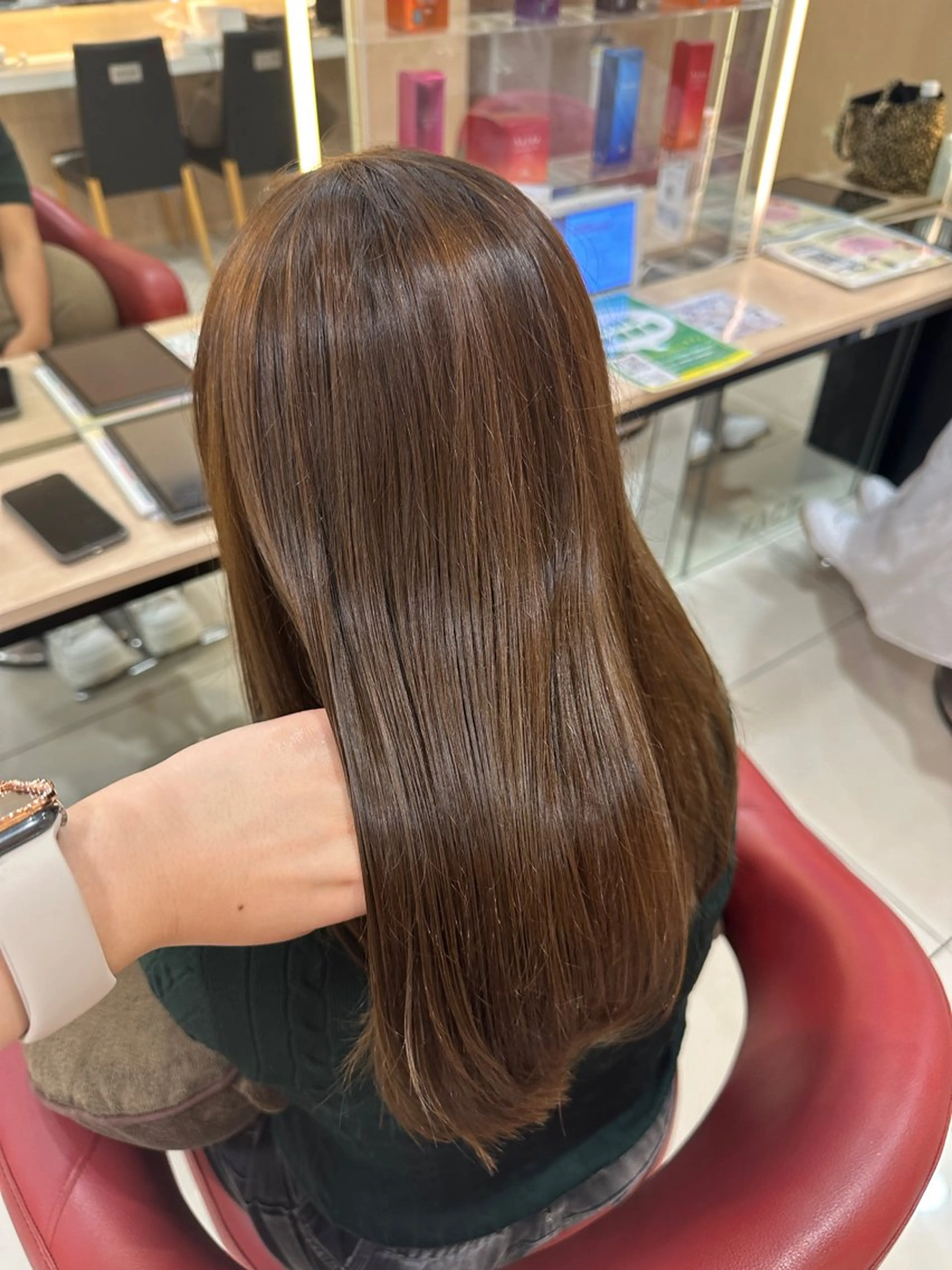 ロング カラー アディクシーカラー カット ヘアカラー 🌷暖色カラー Miku🌷のヘアスタイル