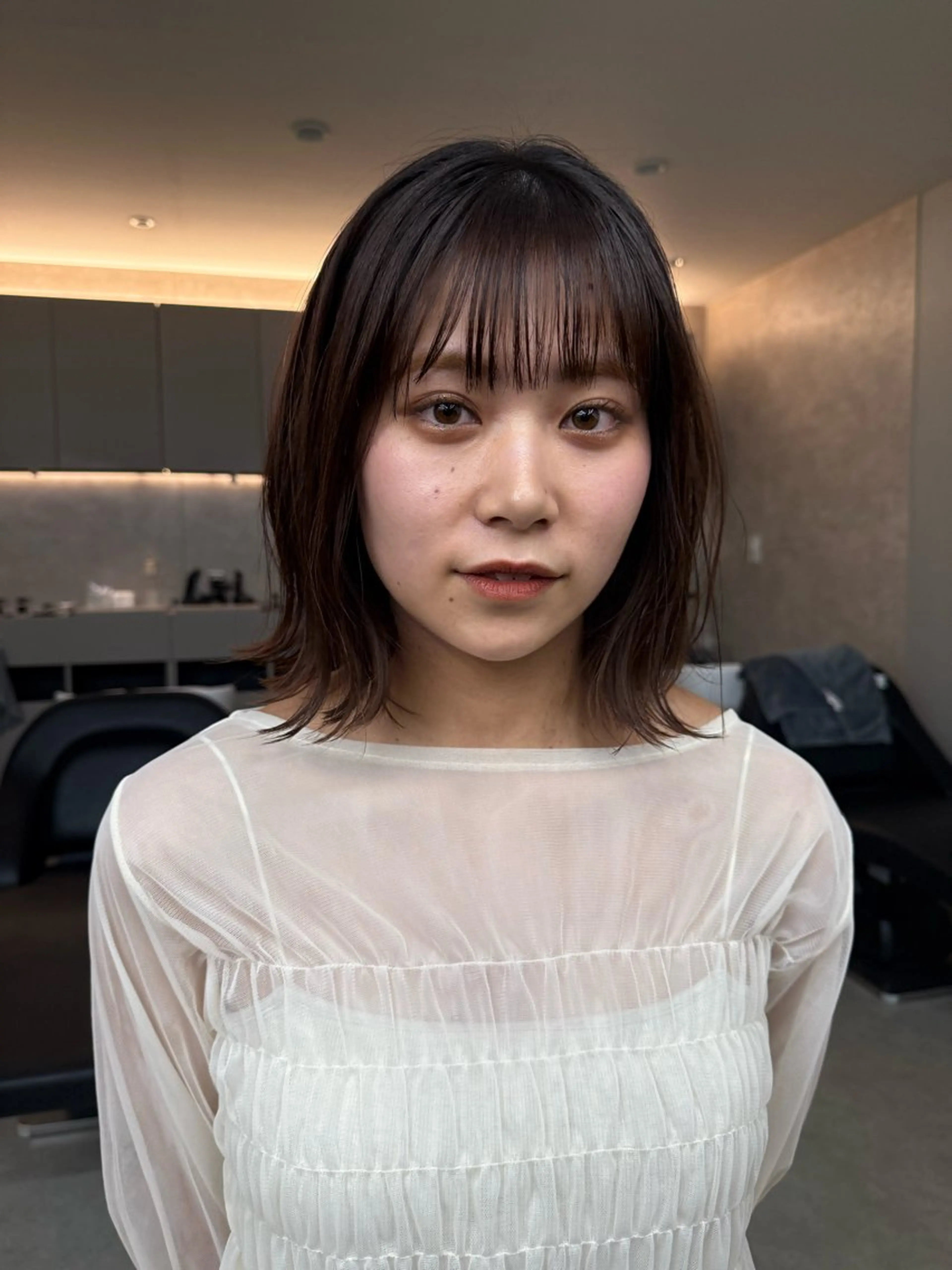 ミディアム 松本 雄嗣のヘアスタイル